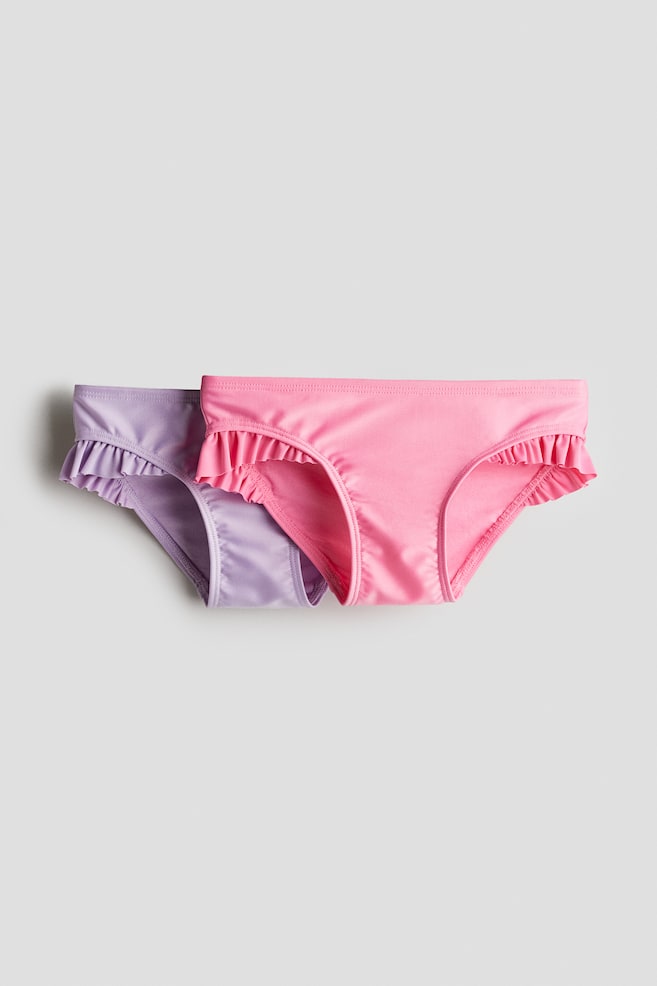 Lot de 2 bas de maillot - Rose/violet/Rose/violet - 1