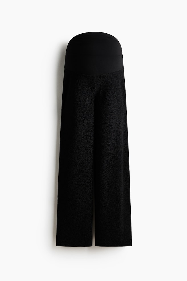 MAMA Straight Pants - Black/Dark brown/Black/Dark khaki green - 1