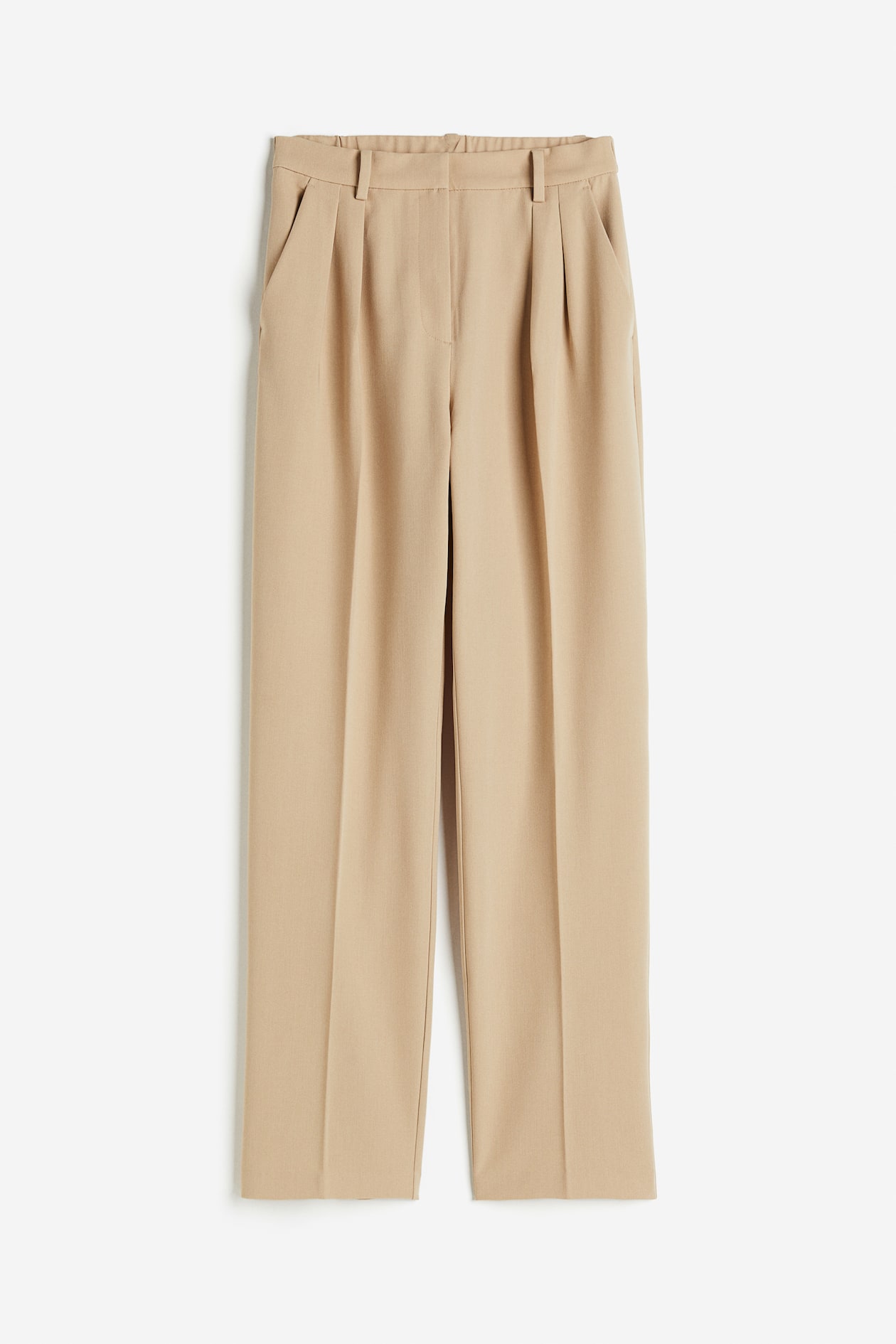 Tapered Pants - Beige - Ladies | H&M US 
