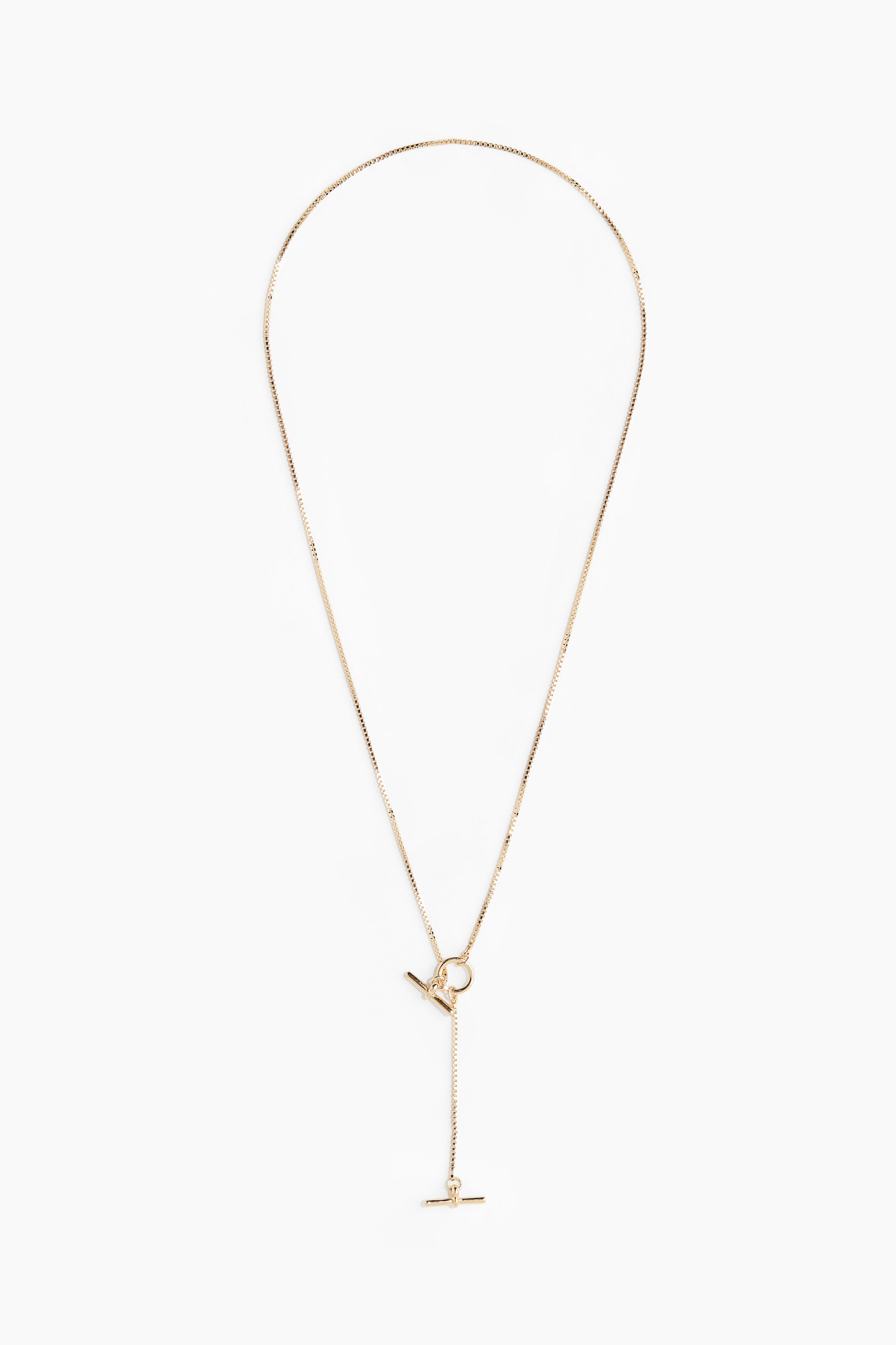 T-Bar Lariat Necklace