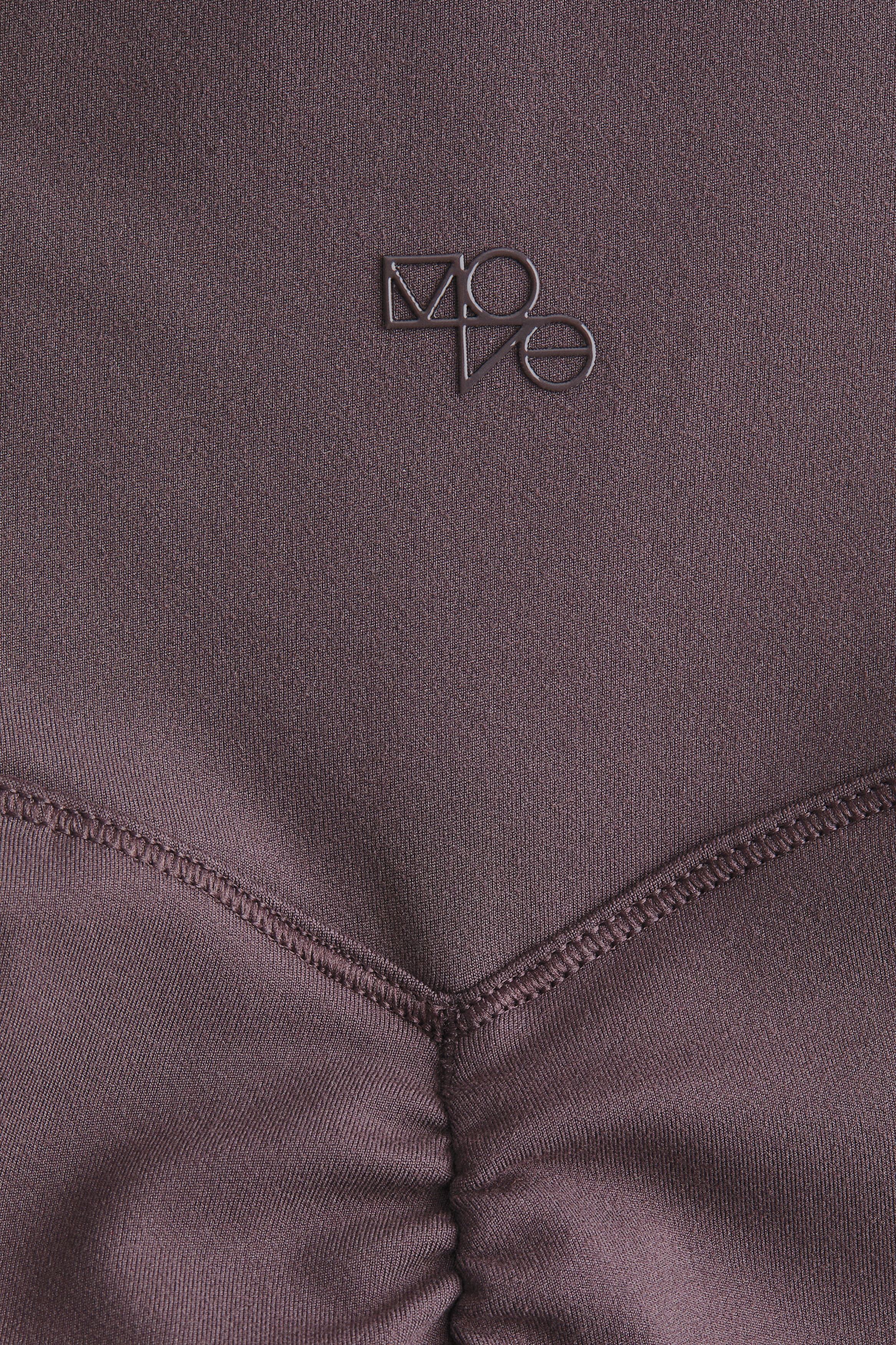 Scrunch-detail sports leggings