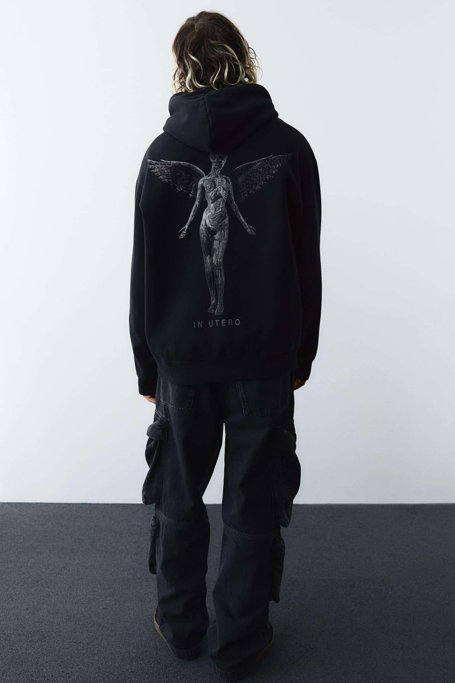 Loose Fit Hoodie - Black/Nirvana/Black/Formula 1/Black/Led Zeppelin/Black/Fender/Black/Kodak/Black/Korn/Light grey marl/Formula 1/Beige/Jean-Michel Basquiat - 7