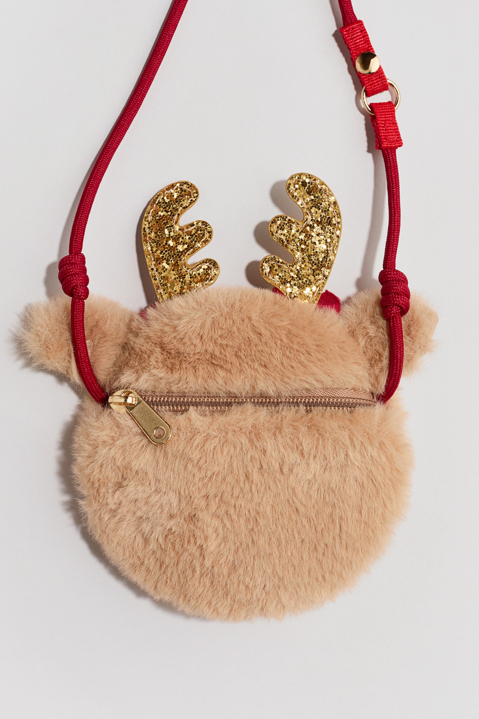 Детская сумка H&M Fluffy Crossbody, цвет: Бежевый — фото 2