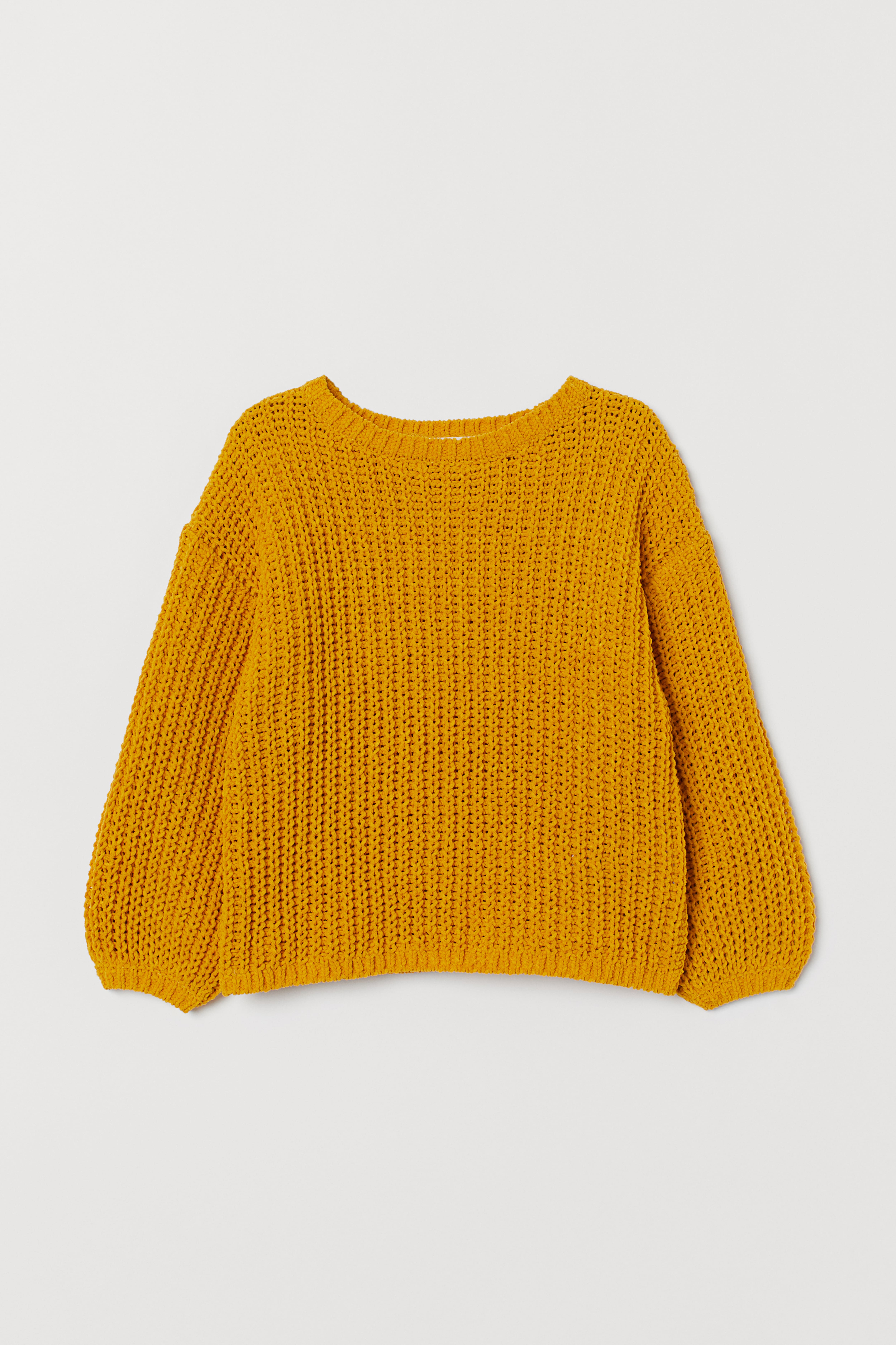 Knit Sweater Dark yellow Kids H M CA