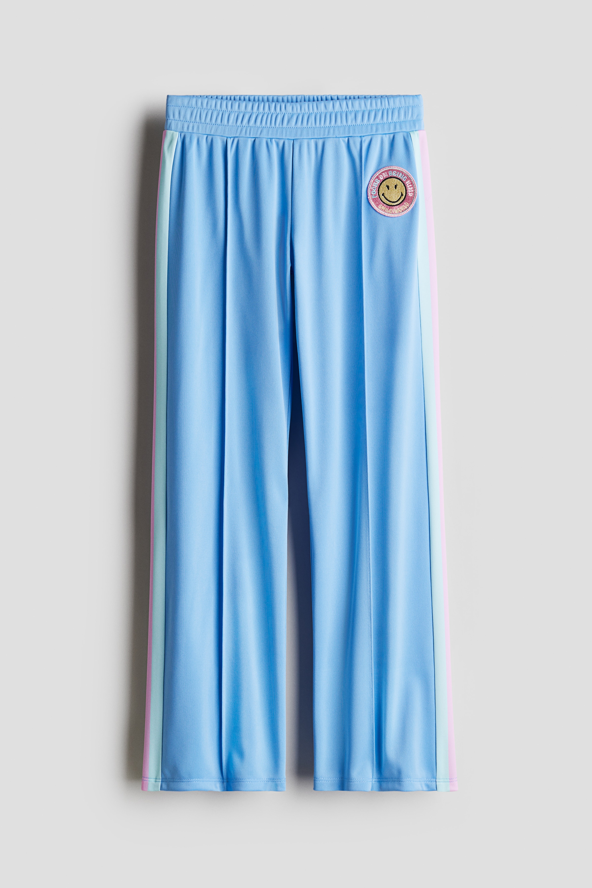 Wide-leg track pants - Blue/SmileyWorld®/Dusty blue/Lilo & Stitch/Light green/SmileyWorld®/Dark grey/Kuromi/Blue/Lilo & Stitch/Green/Cinnamoroll