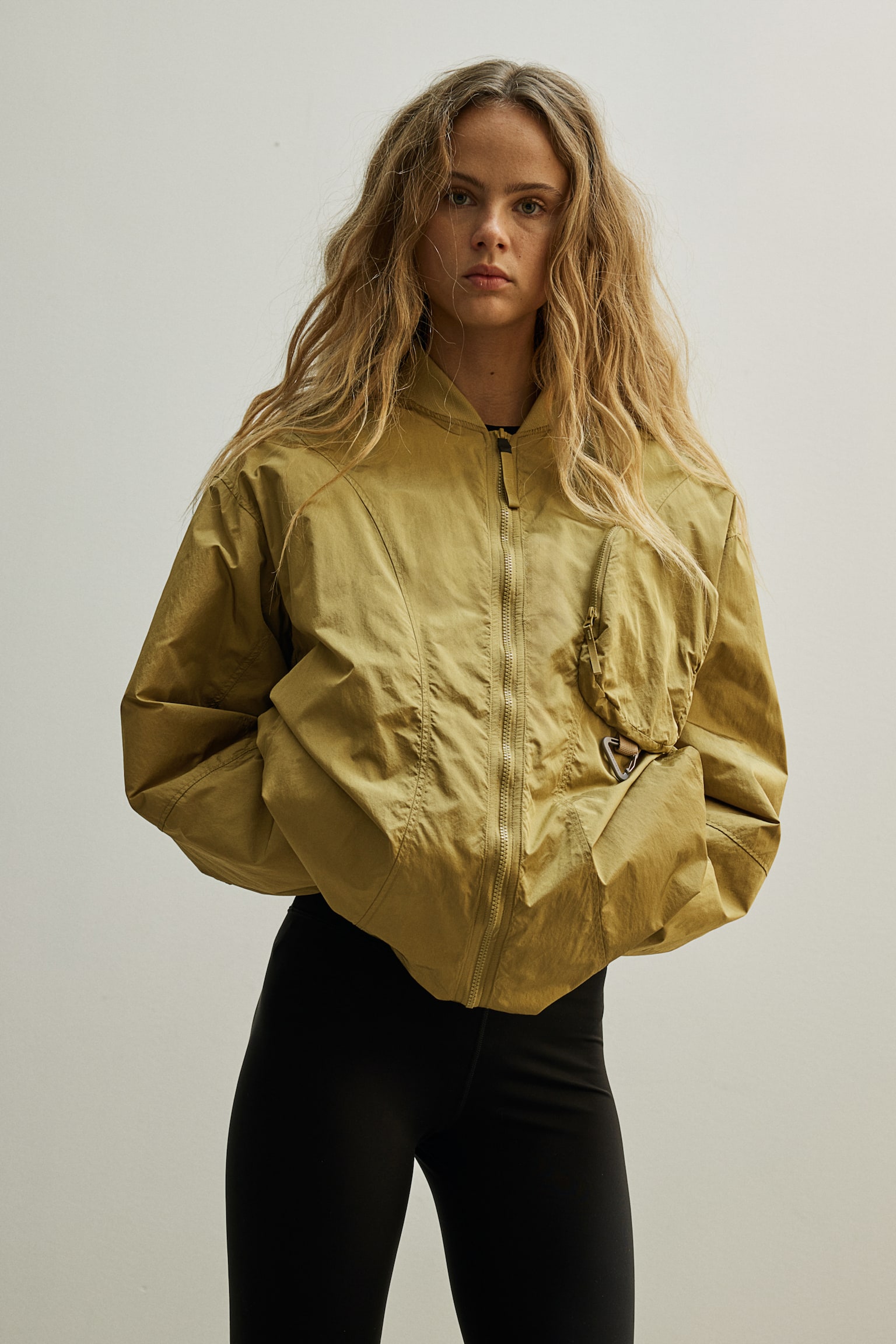 ThermoMove™ Water Repellent Bomber Jacket - Ochre - 6