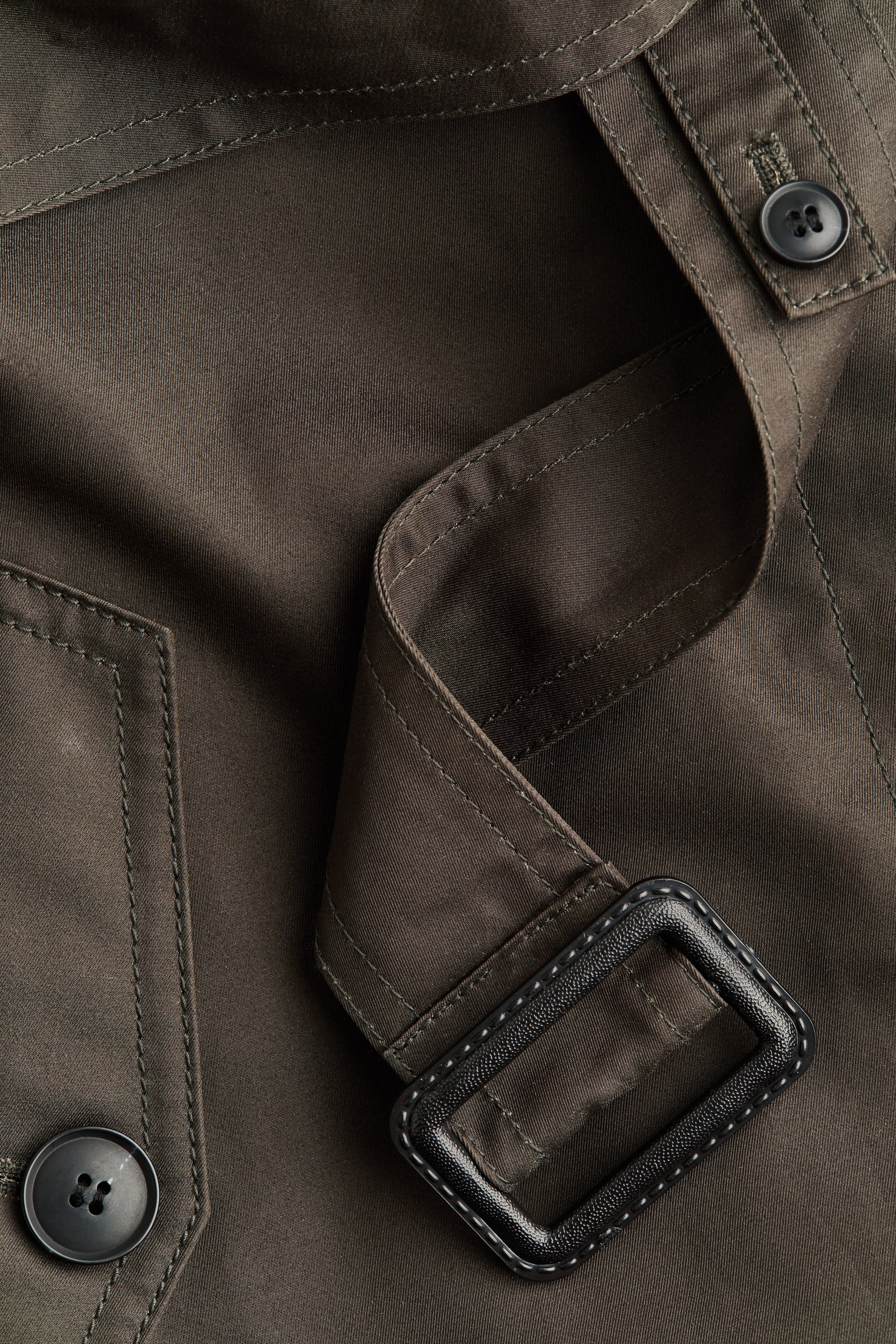 Belted Twill Coat