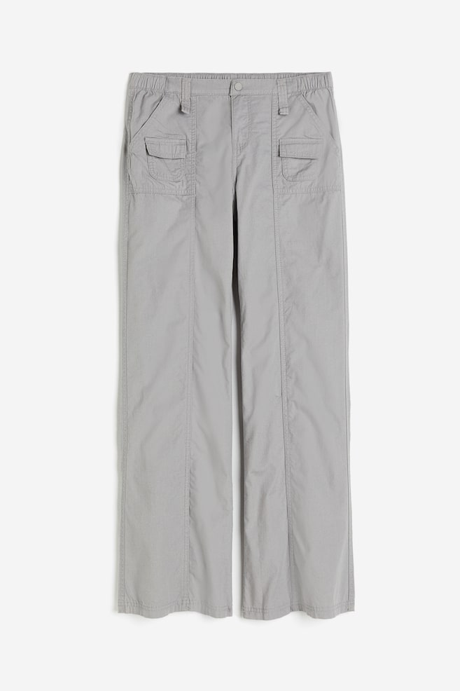 Canvas cargo trousers - Grey/Light beige/Black/Light beige/dc - 1