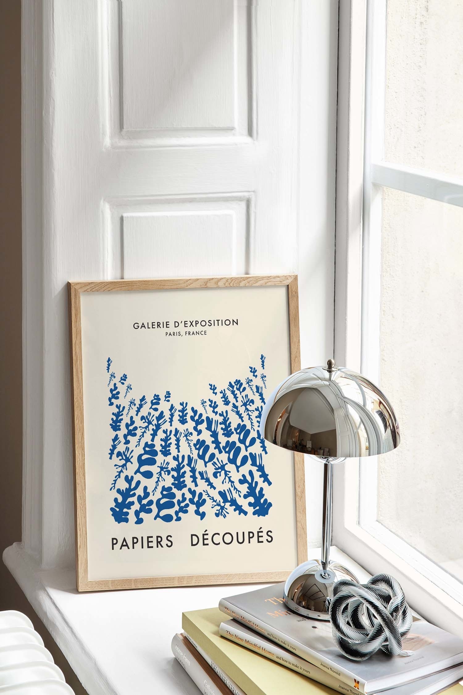 Fauvism Small Pattern Plakat - Beige/blå