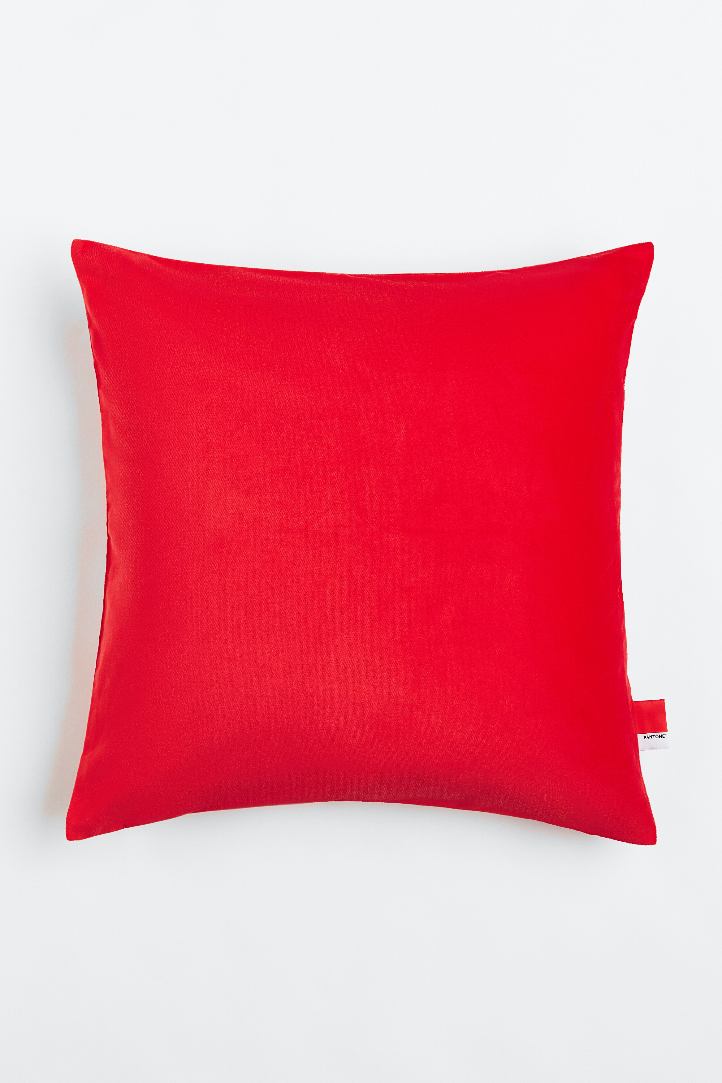 H&M Home  - Housse de coussin en velours de coton - Rouge vif - size: 50x50