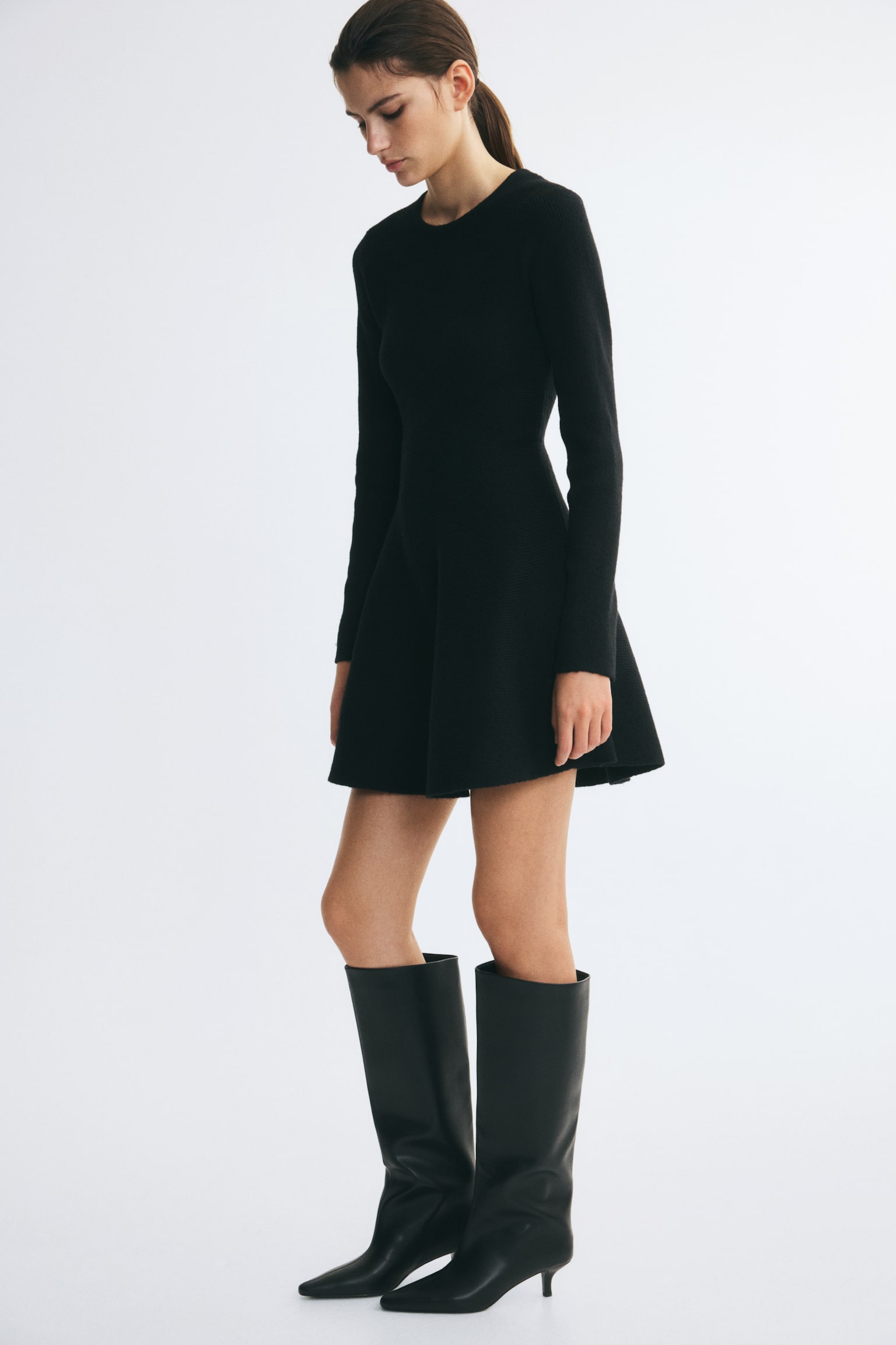 Женские ботинки H&M Knee-High, цвет: Чёрный — фото 4