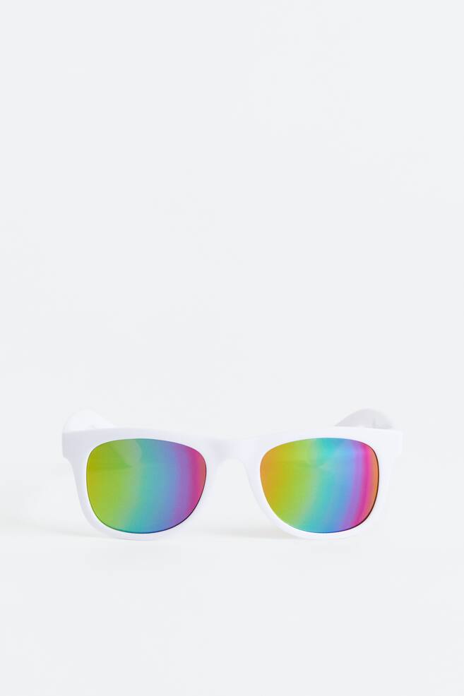 Sunglasses - White/Black/Turquoise/Khaki green