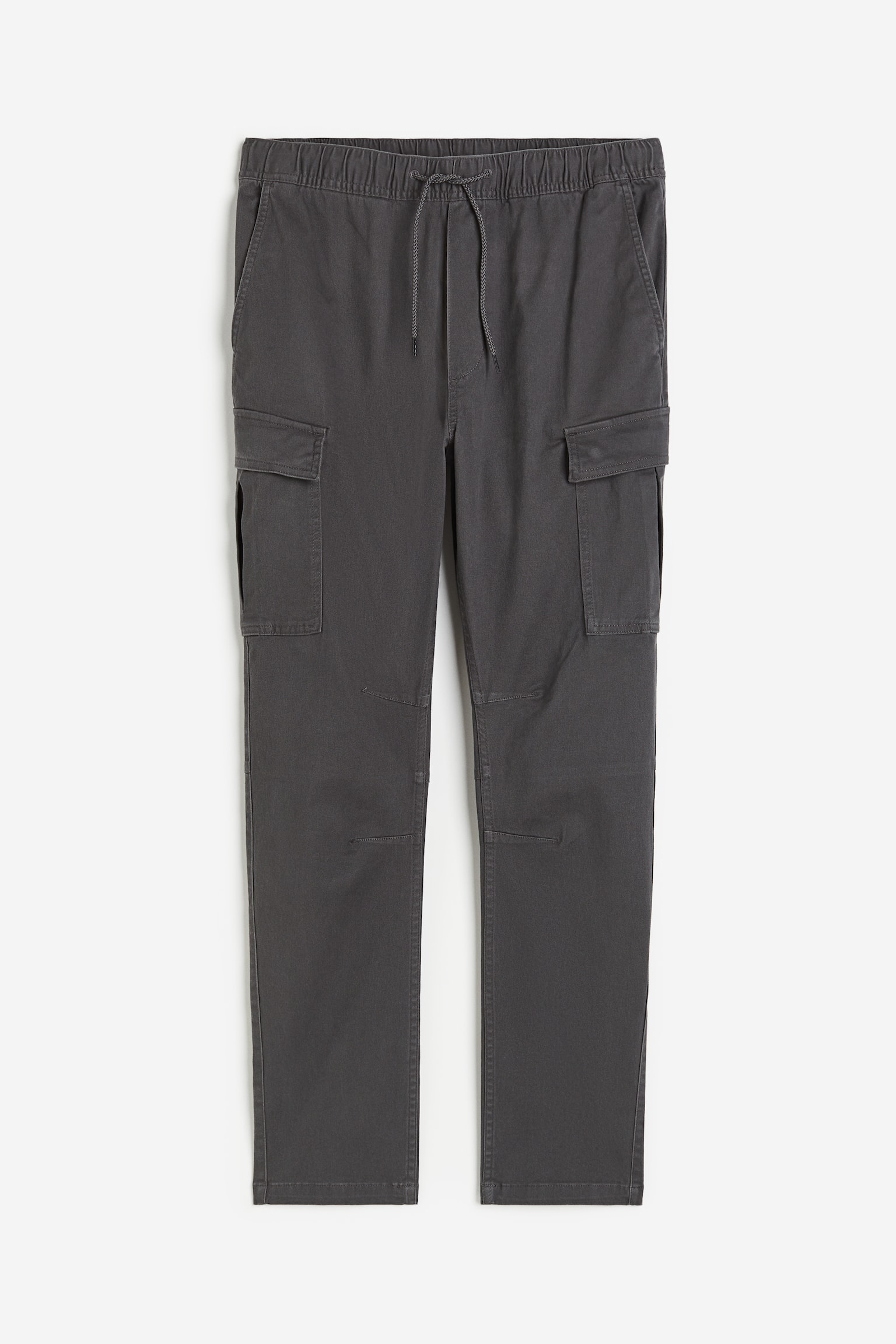 Skinny Fit Cargo trousers - Dark grey/Dark khaki green - 1