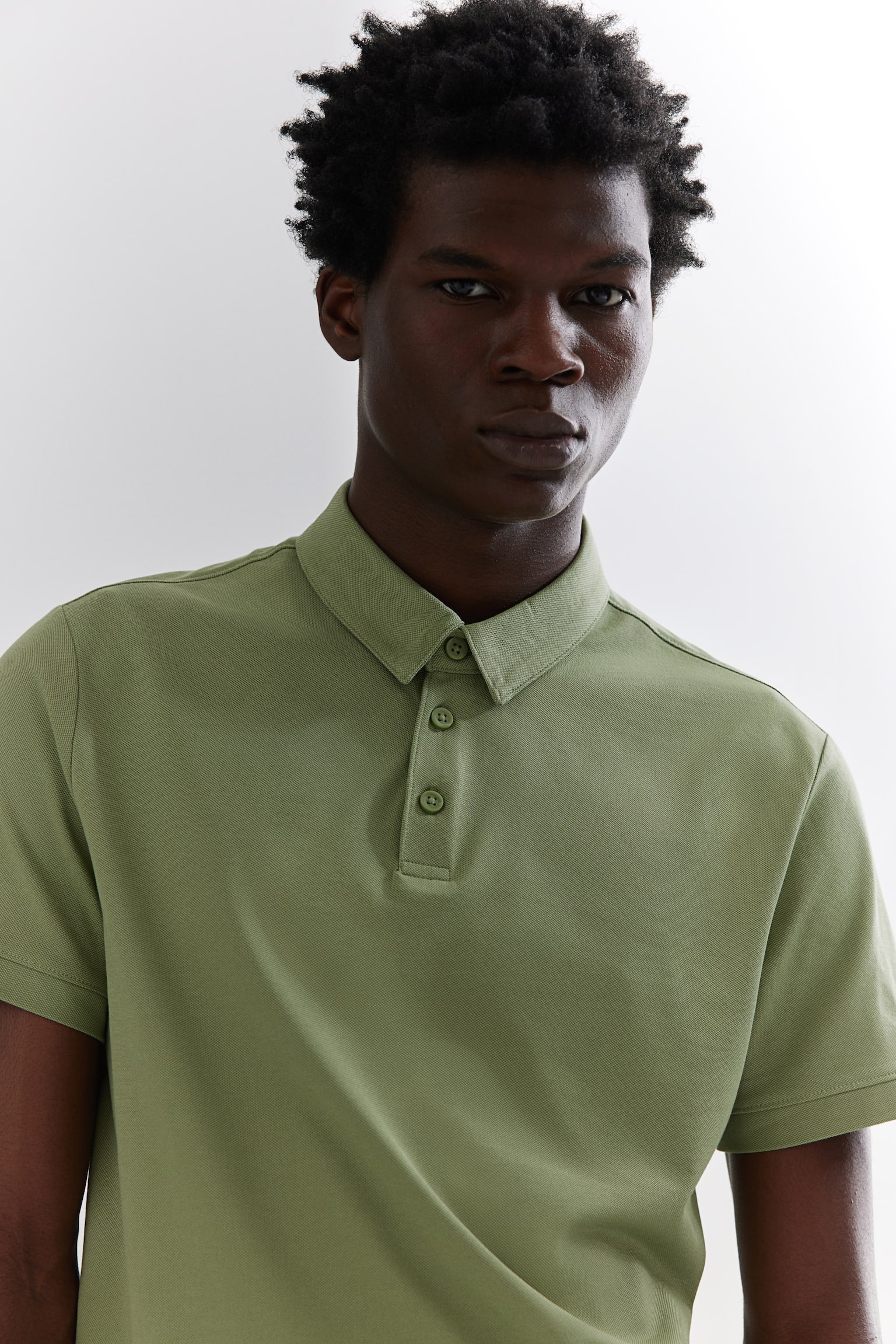 COOLMAX® Slim Fit Polo Shirt - Green/Pink/Black/Light blue/Dark grey - 5