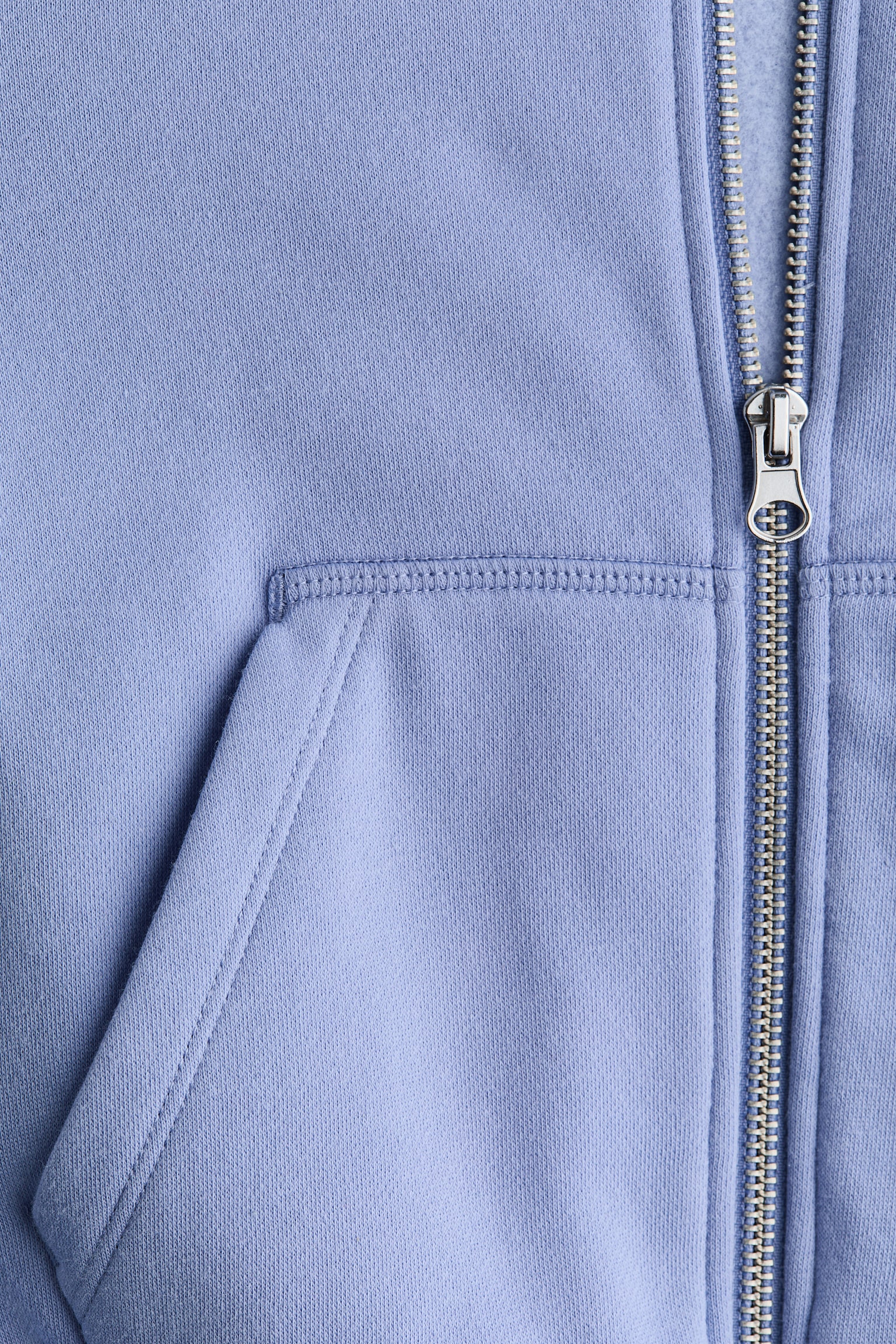 Zip-through hoodie - Light blue/Light pink/Cream marl/Black/Light grey marl/Dark red - 2
