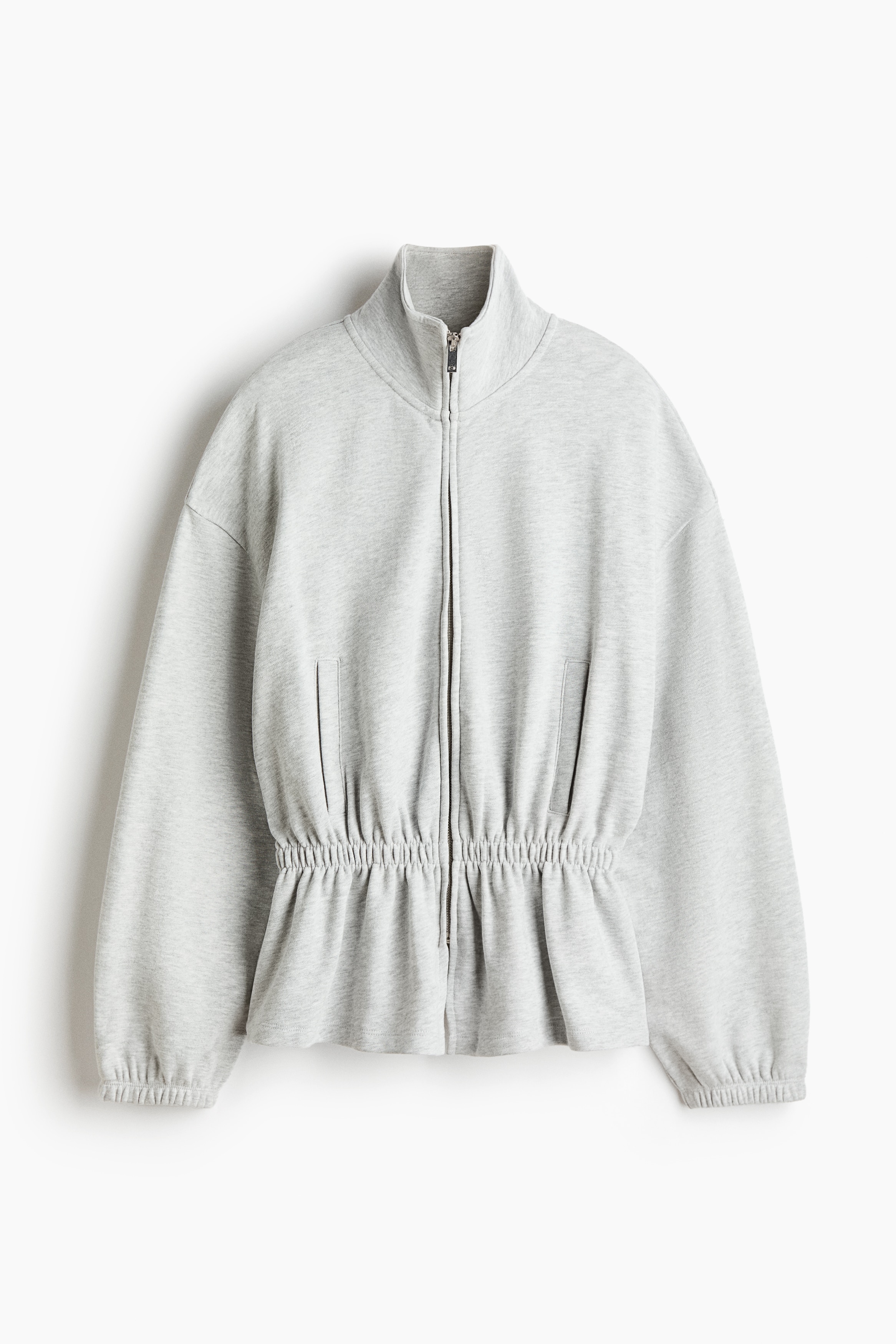 Zip-through sweatshirt jacketModel