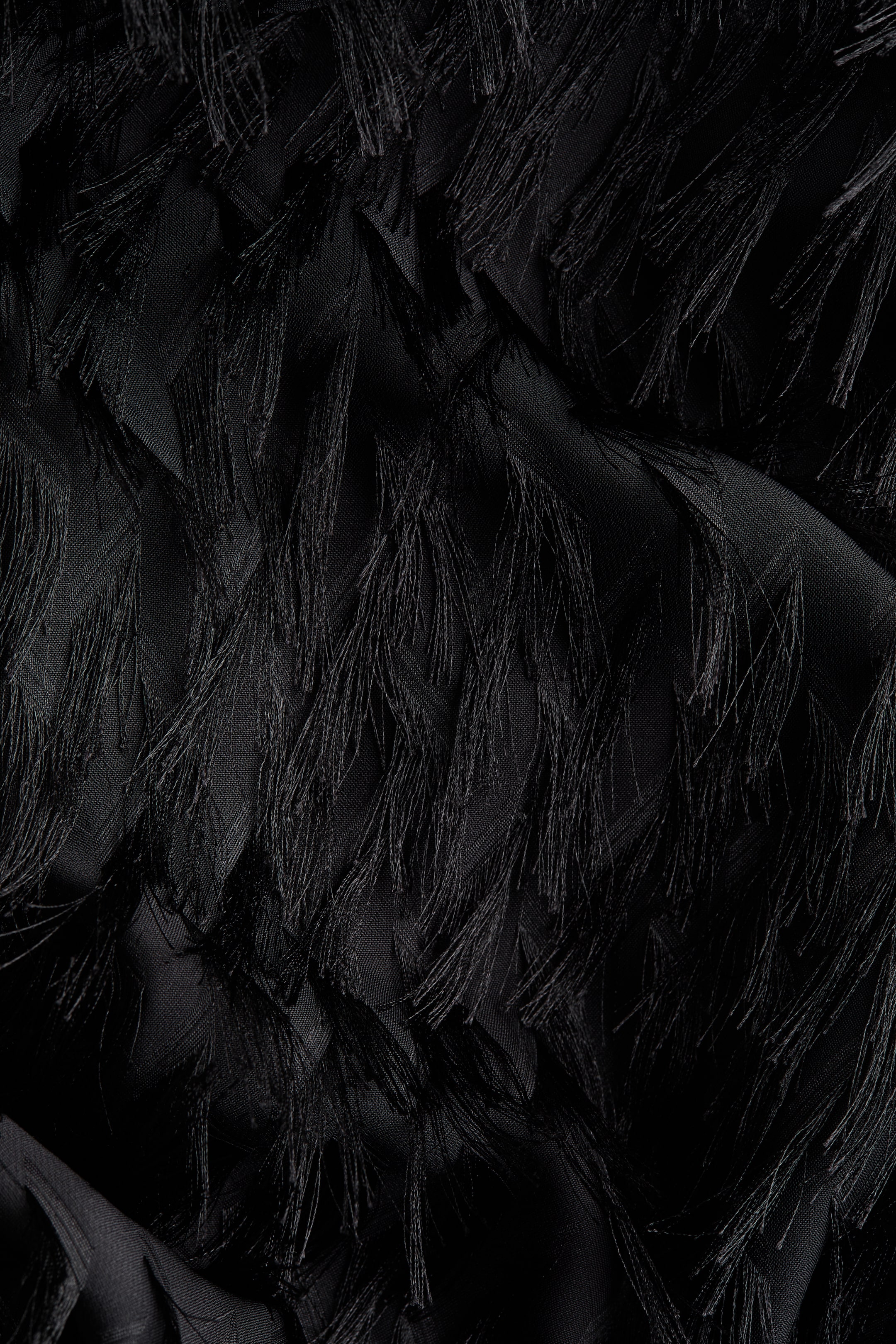 View larger image: Fringed Dress - Black - Ladies | H&M US 7