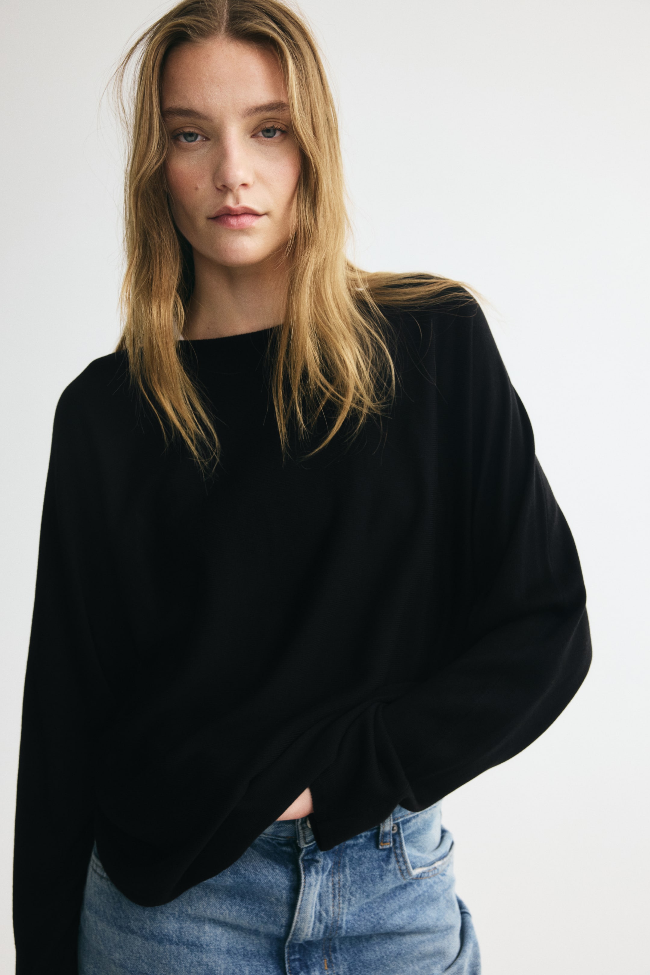 Off-the-Shoulder Sweater