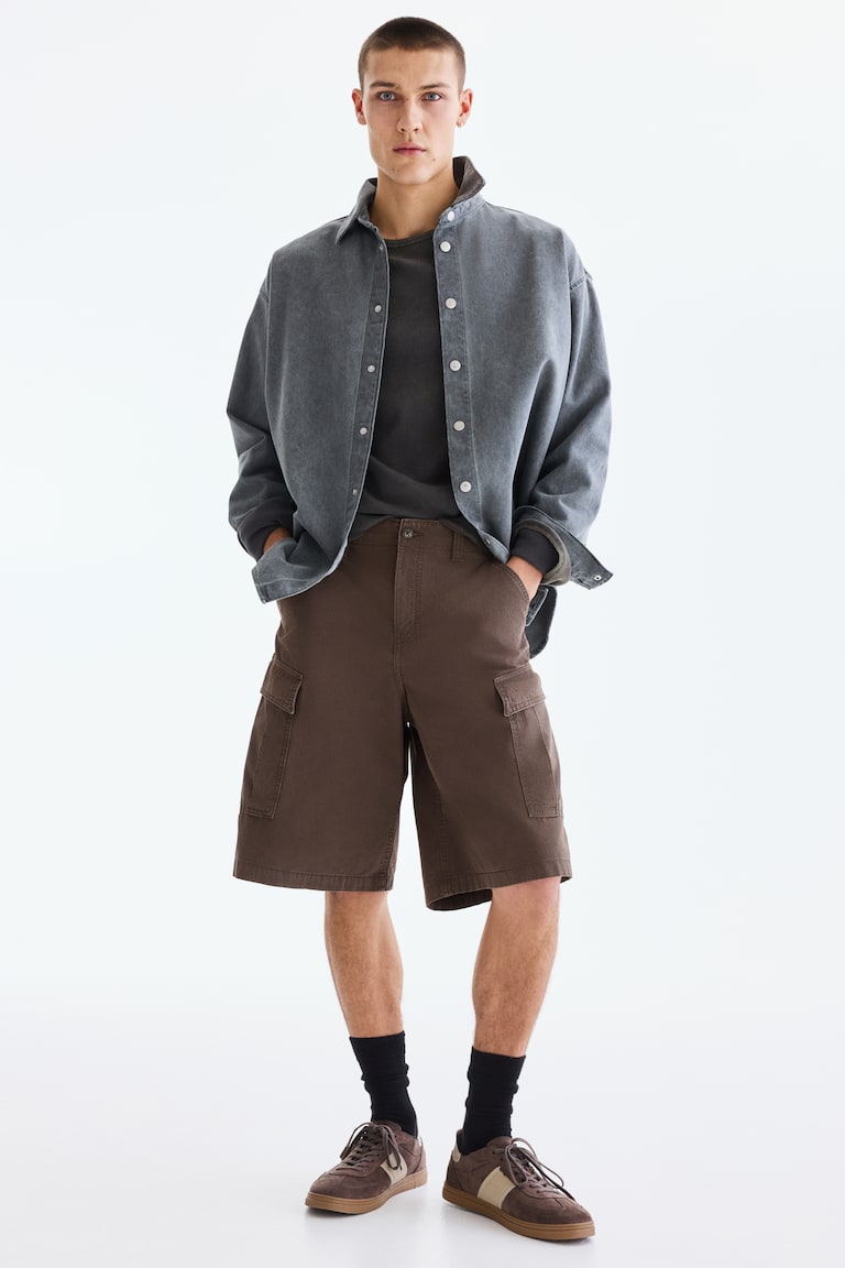 Pamučni kargo šorts Loose Fit