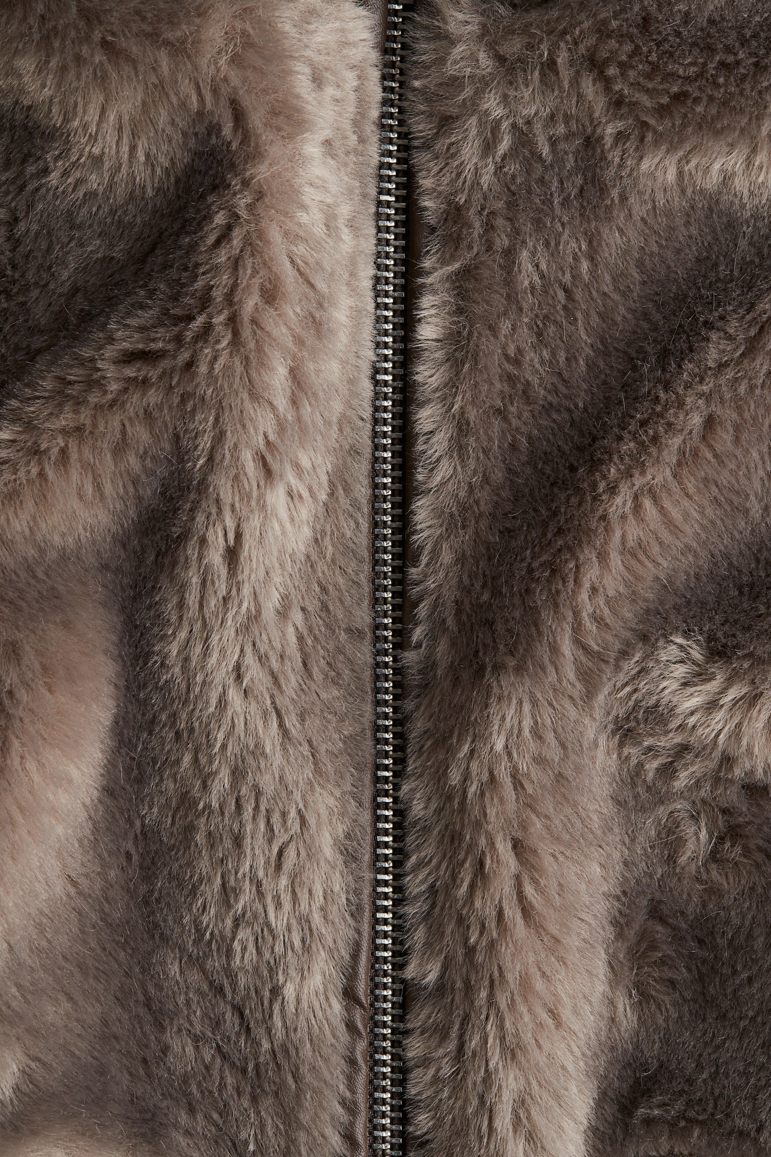 Oversize Ceket - Koyu bej/Bej - 4