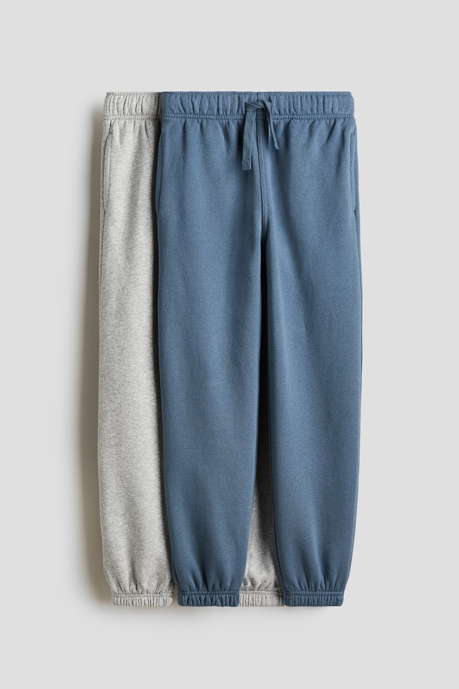 2-pack sweatshirt joggers - Light grey marl/Blue/Beige/Black - 1