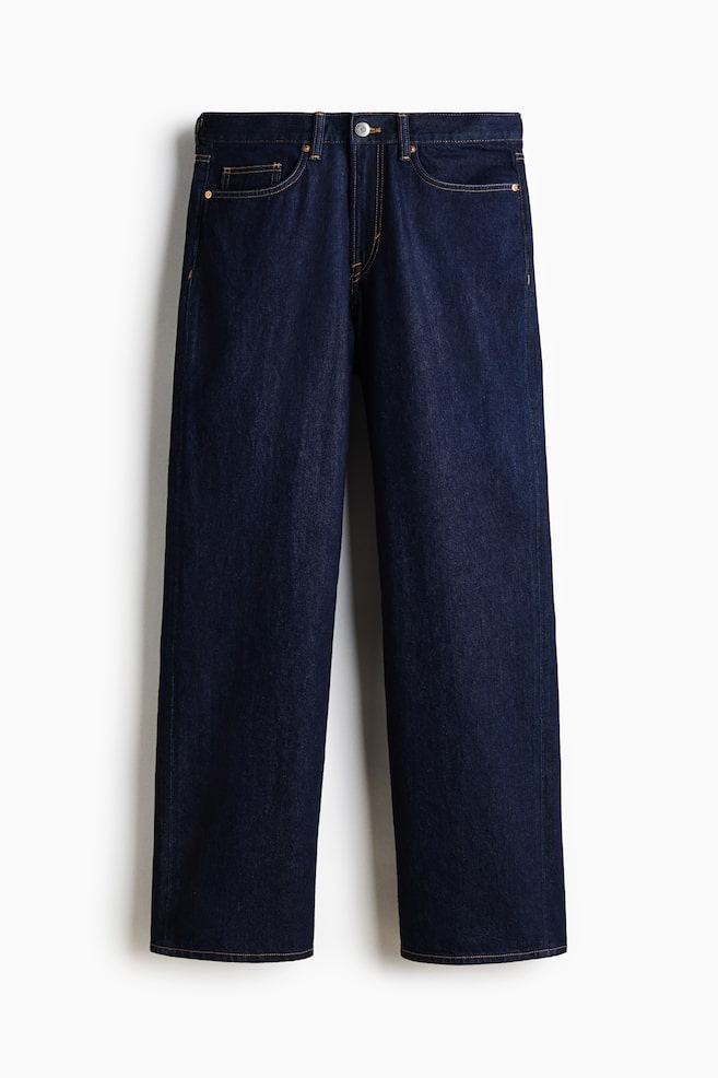 Relaxed Jeans - Dark denim blue/Cream/Black/Denim blue/Light denim blue - 1