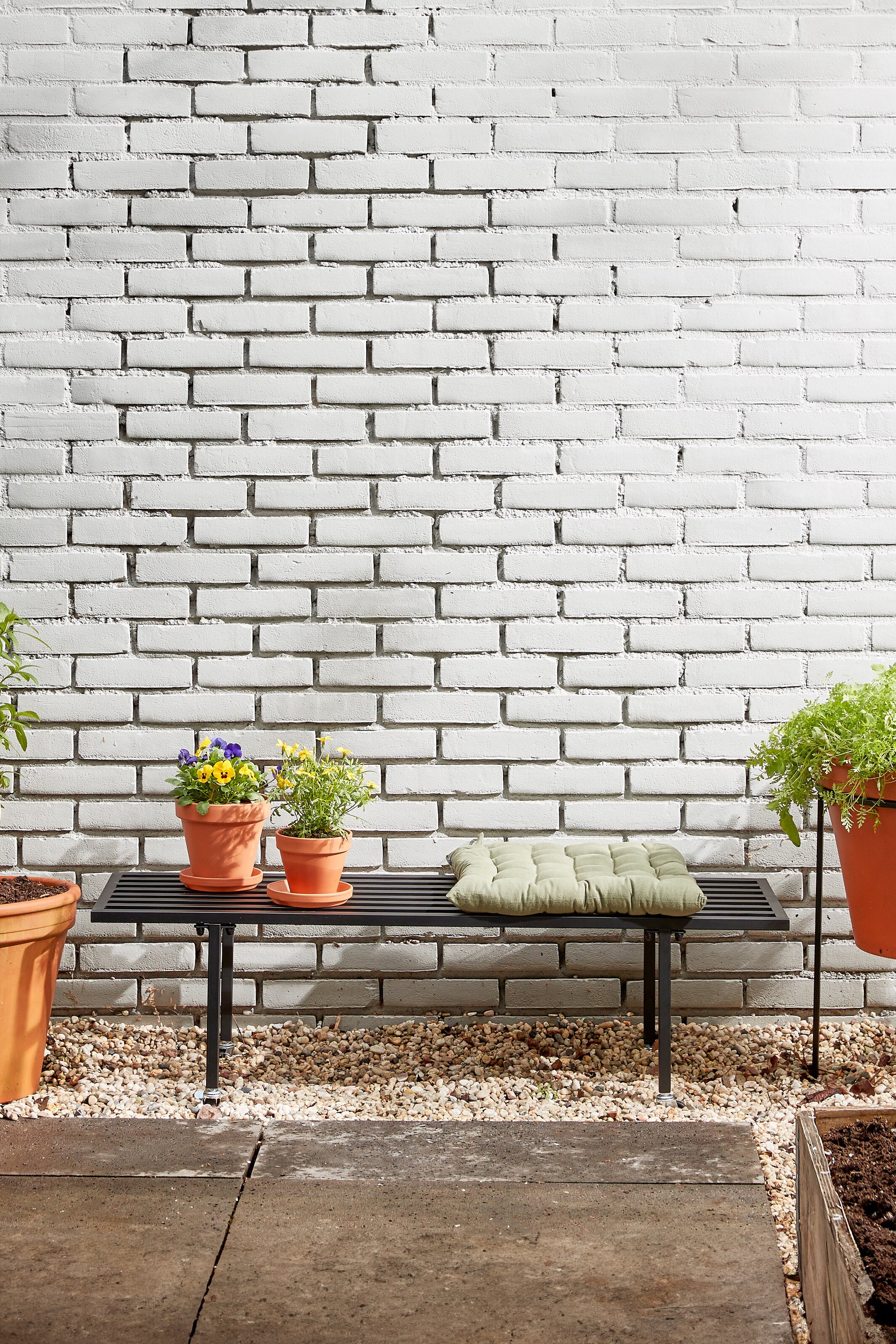 Sidebord I Metal - Sort