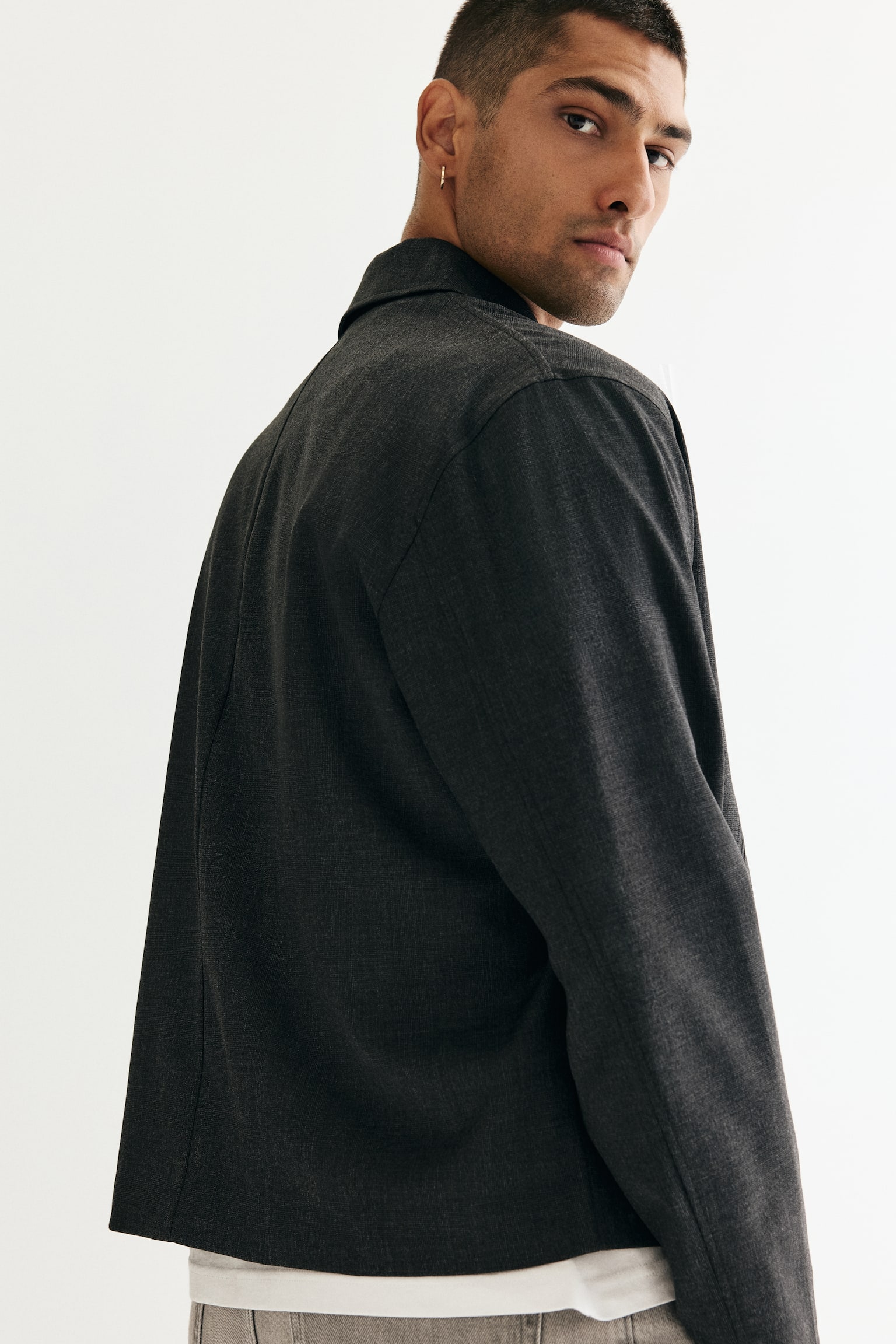 Áo khoác Regular Fit - Màu đen/Màu nâu - 3