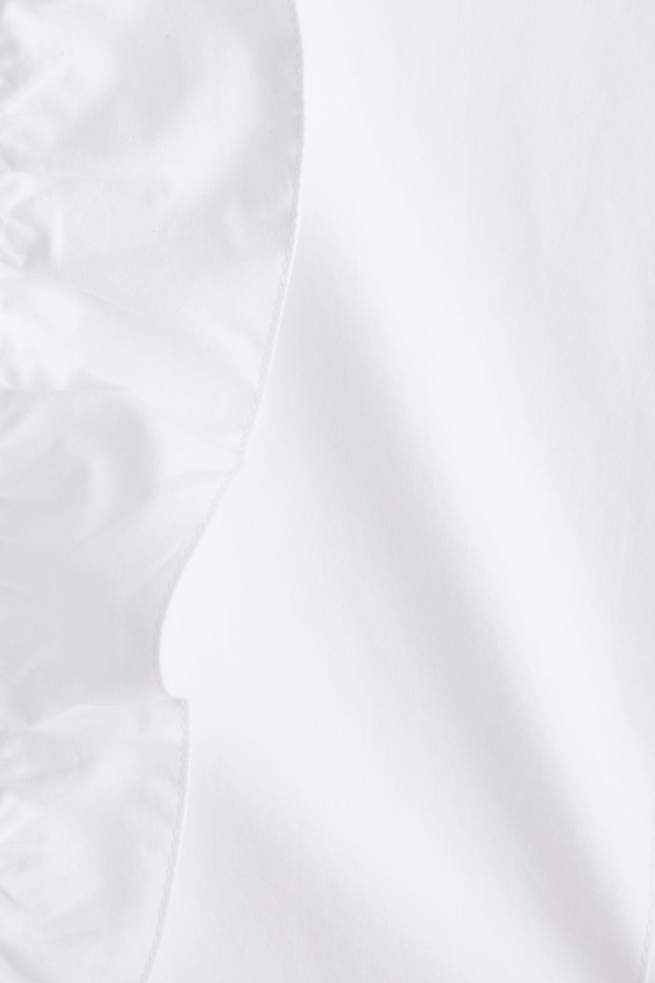 View larger image: Frill-trimmed cotton shirt - White - Ladies | H&M 7