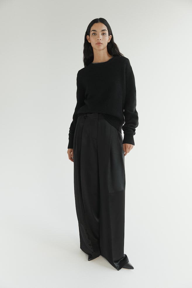 Cashmere jumper - Black/Grey/Beige - 5