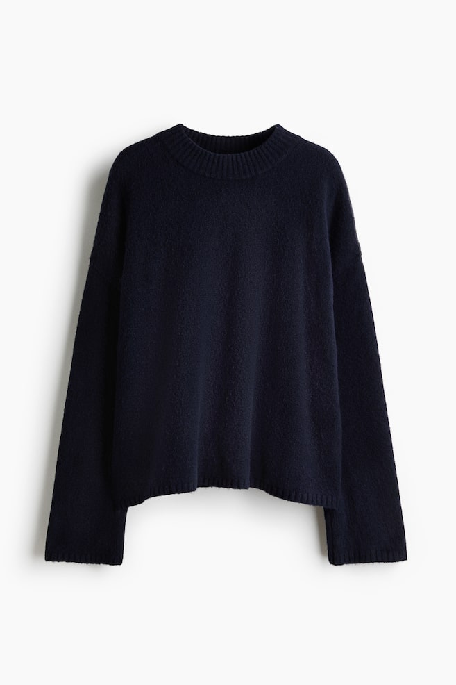 Trøje - Marineblå/Lys beige - 1