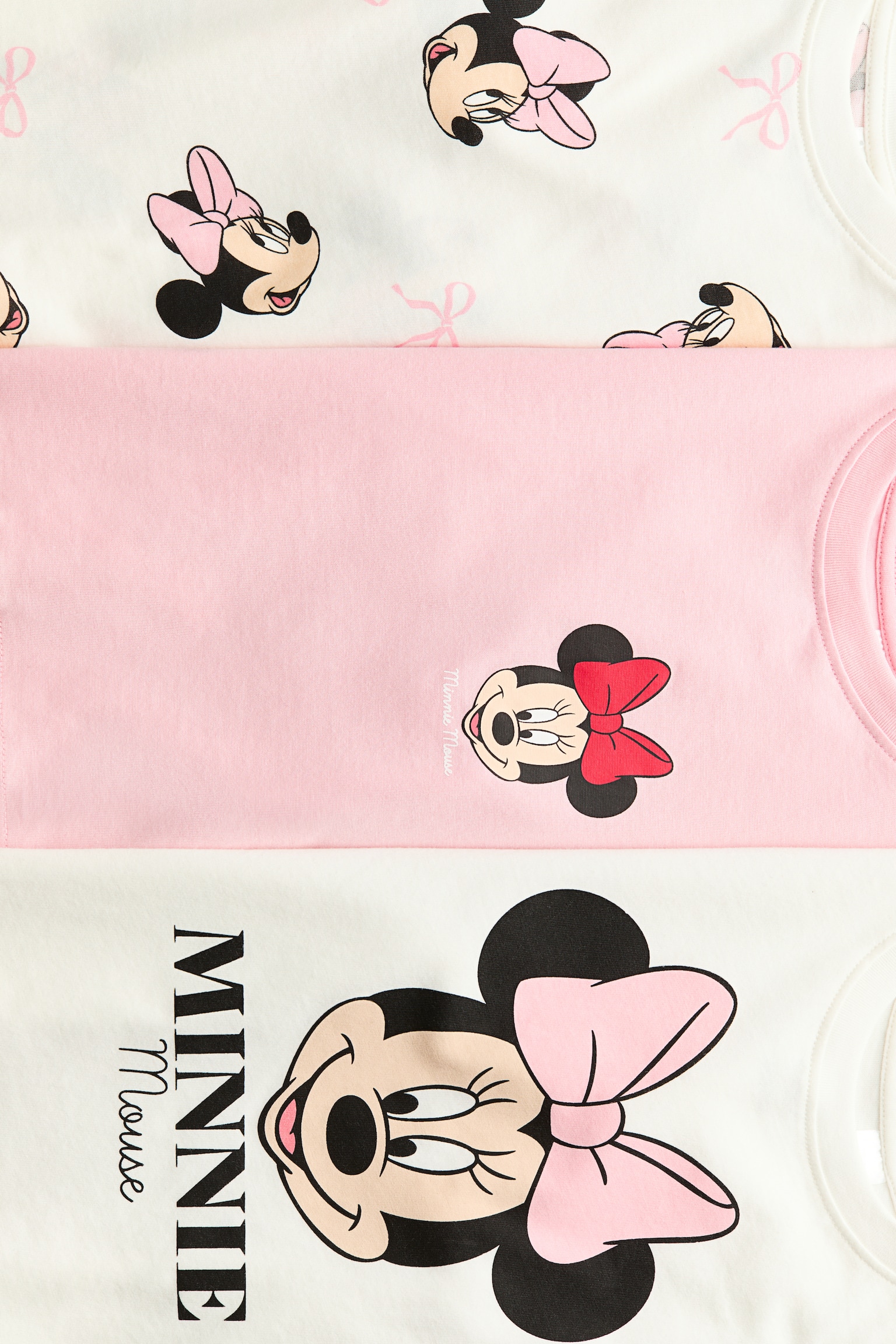 3-pack printed jersey tops - White/Minnie Mouse/Red/Hello Kitty/Purple/Minnie Mouse/Beige/Lilo & Stitch/Light pink/Bluey/Light pink/Hello Kitty/Pink/SmileyWorld®/Pink/Aristocats/Cream/Squishmallows/Light turquoise/Frozen/Light blue/Frozen/Light pink/Lilo & Stitch/Light green/Lilo & Stitch/Light pink/Gabby's Dollhouse/Pink/Lilo & Stitch - 2
