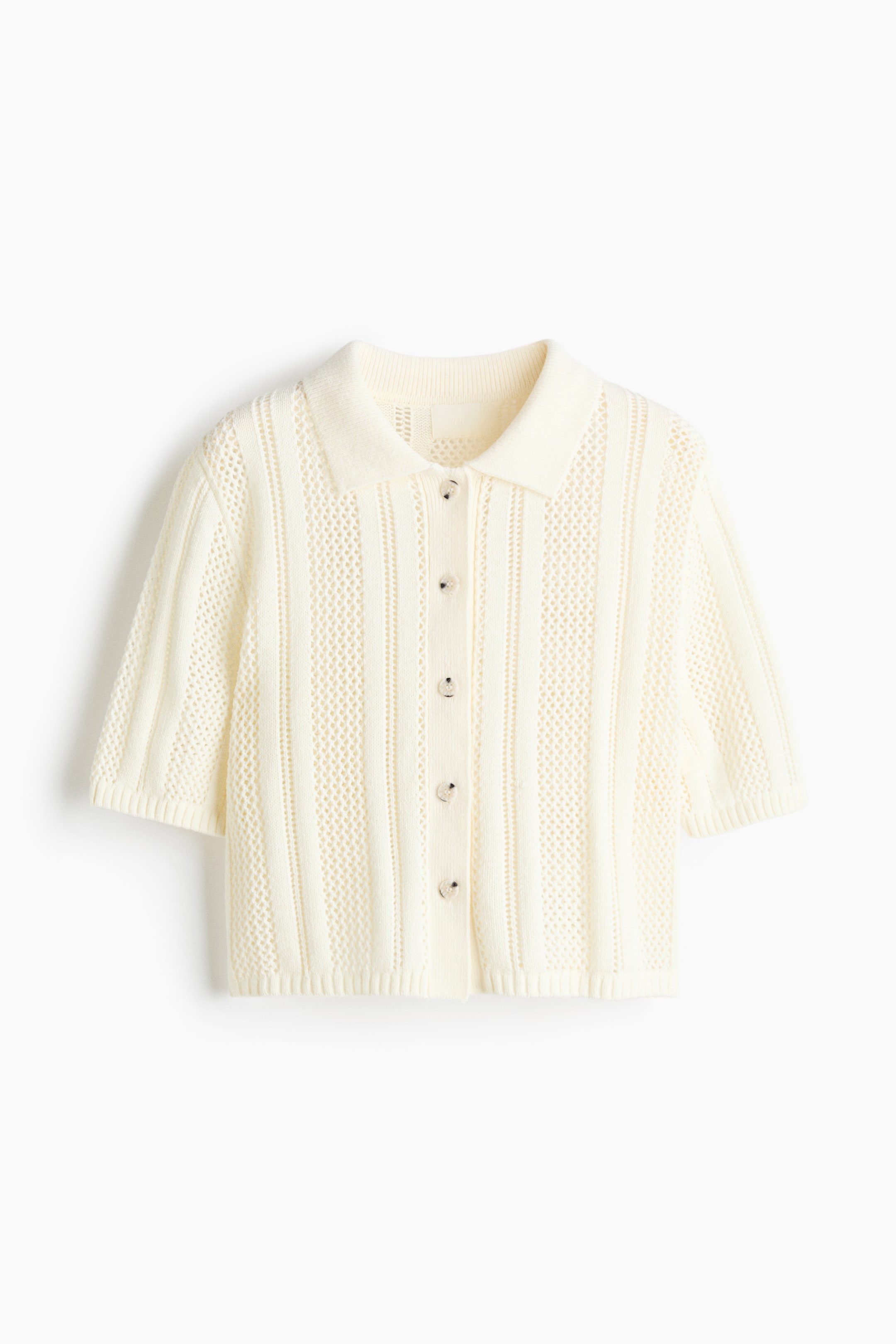 View larger image: Short-sleeved cardigan - White - Ladies | H&M SG 1