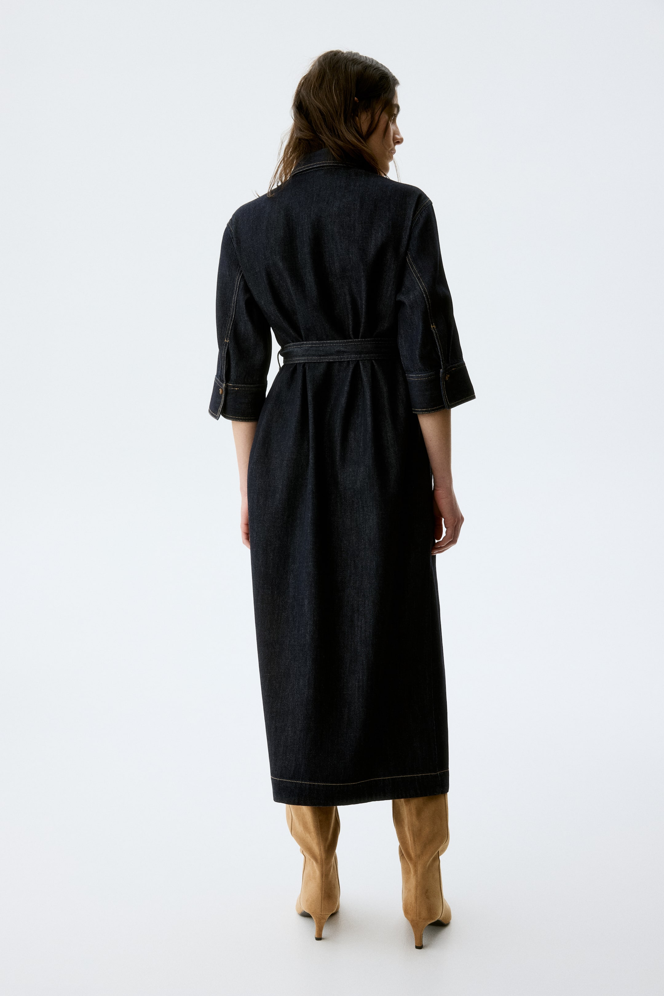 Robe chemise MAMA en denim