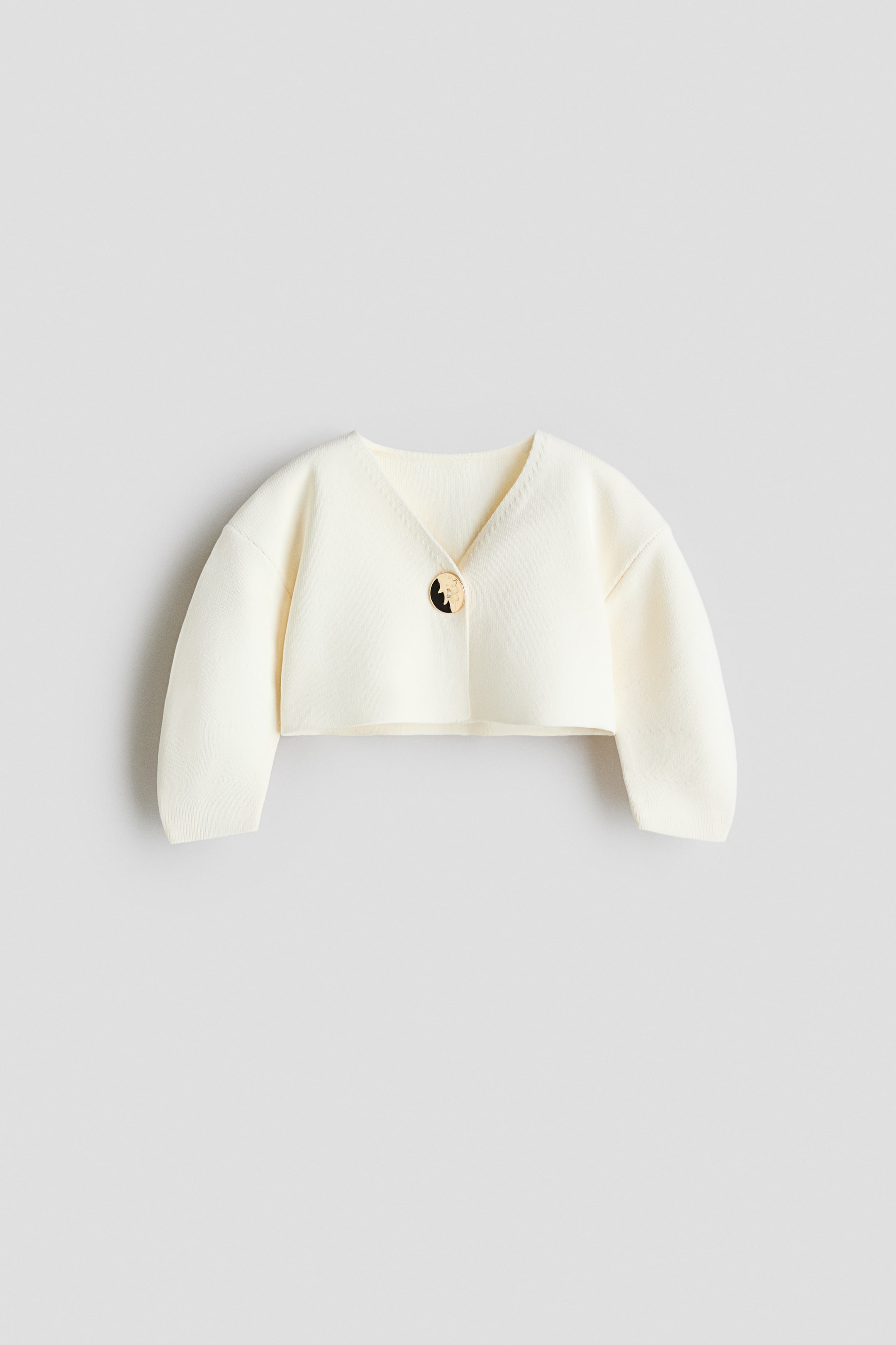 View larger image: Button-detail cardigan - Cream - Kids | H&M GB 1