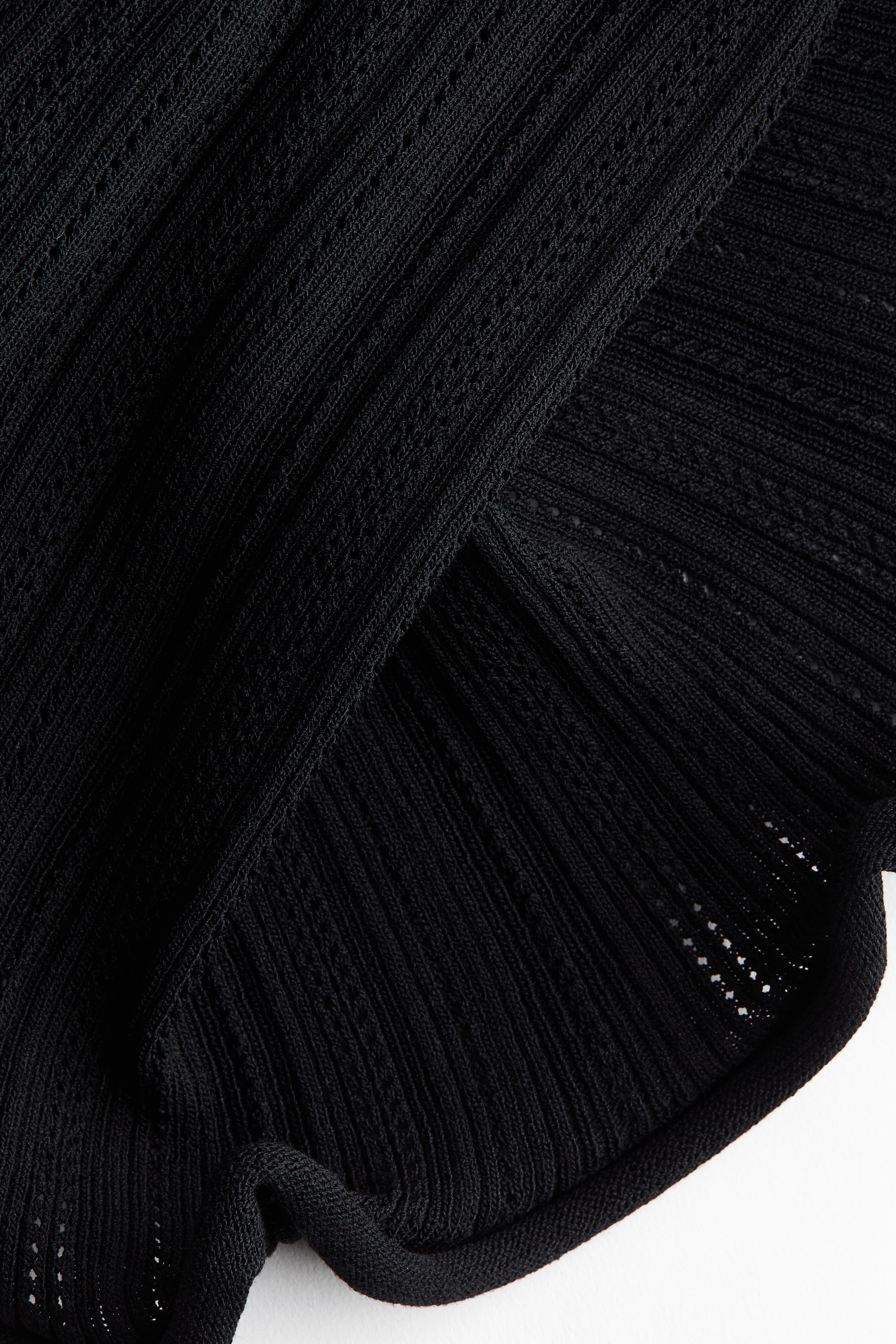 Jupe en tricot côtelé