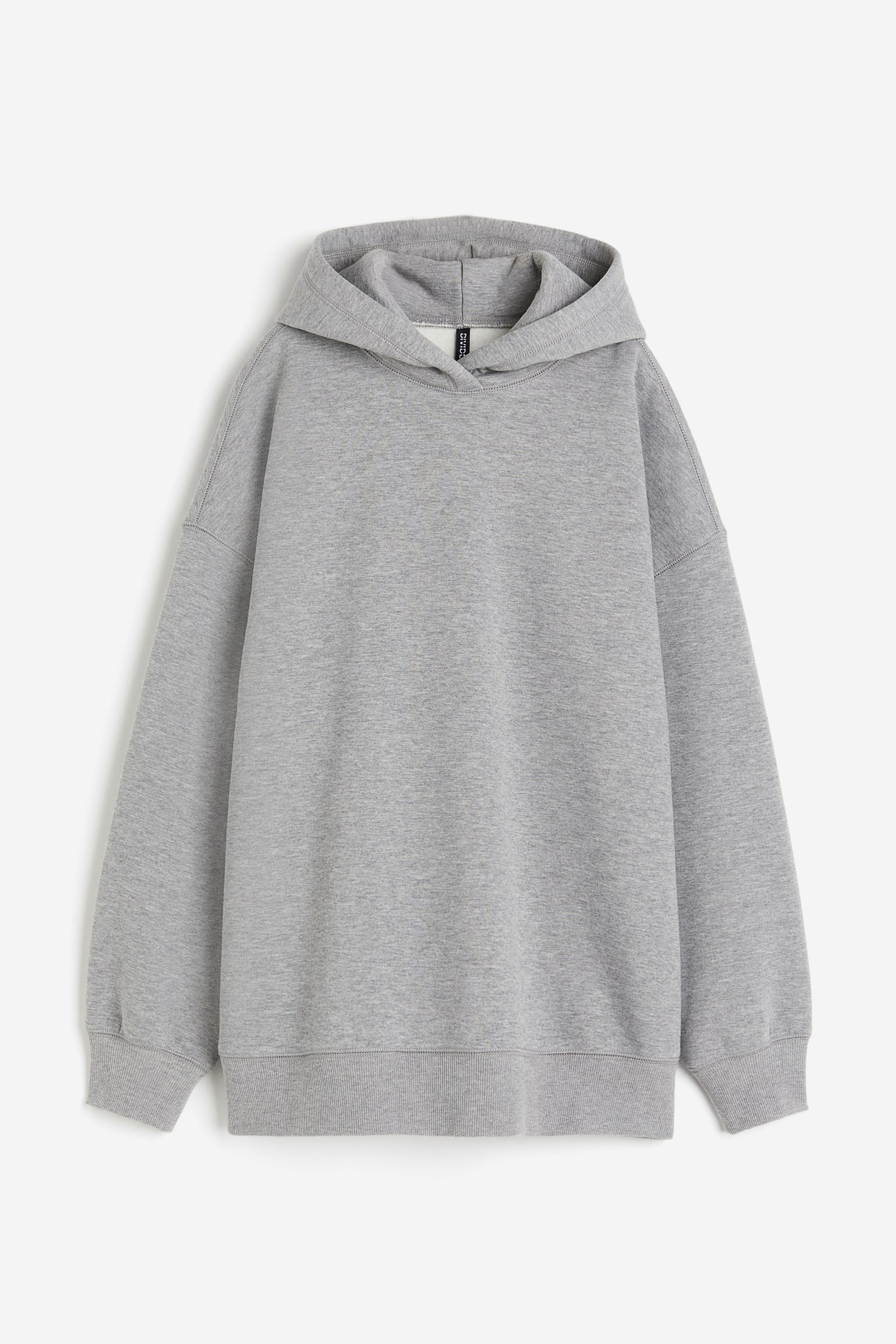 Oversized hoodie - Grey marl - 1