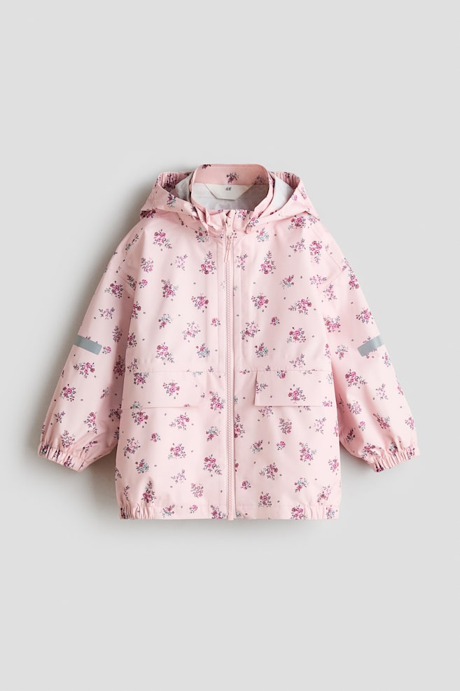 2.5-Layer Rain Jacket - Light pink/floral/Dusty blue/dinosaurs/Light dusty pink/unicorns/Beige/leopard print/Black - 1