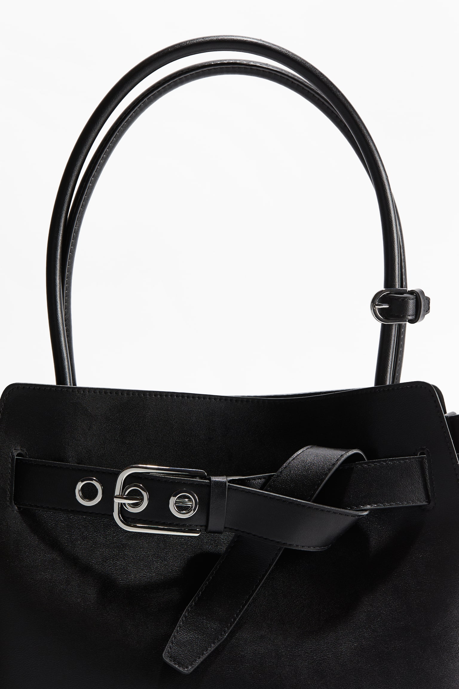 Strap-detail tote bag - 3