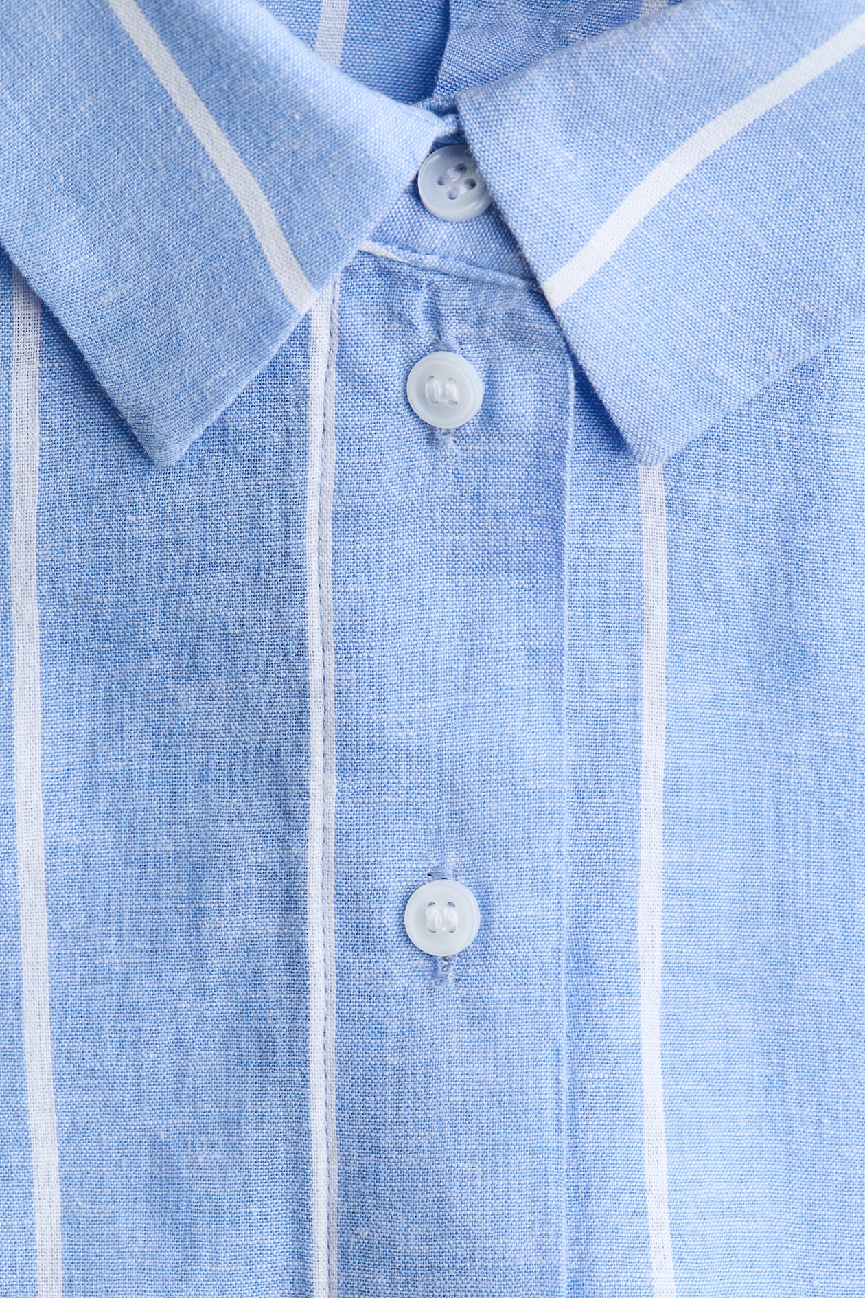 Oversized Linen-Blend Shirt - image 2