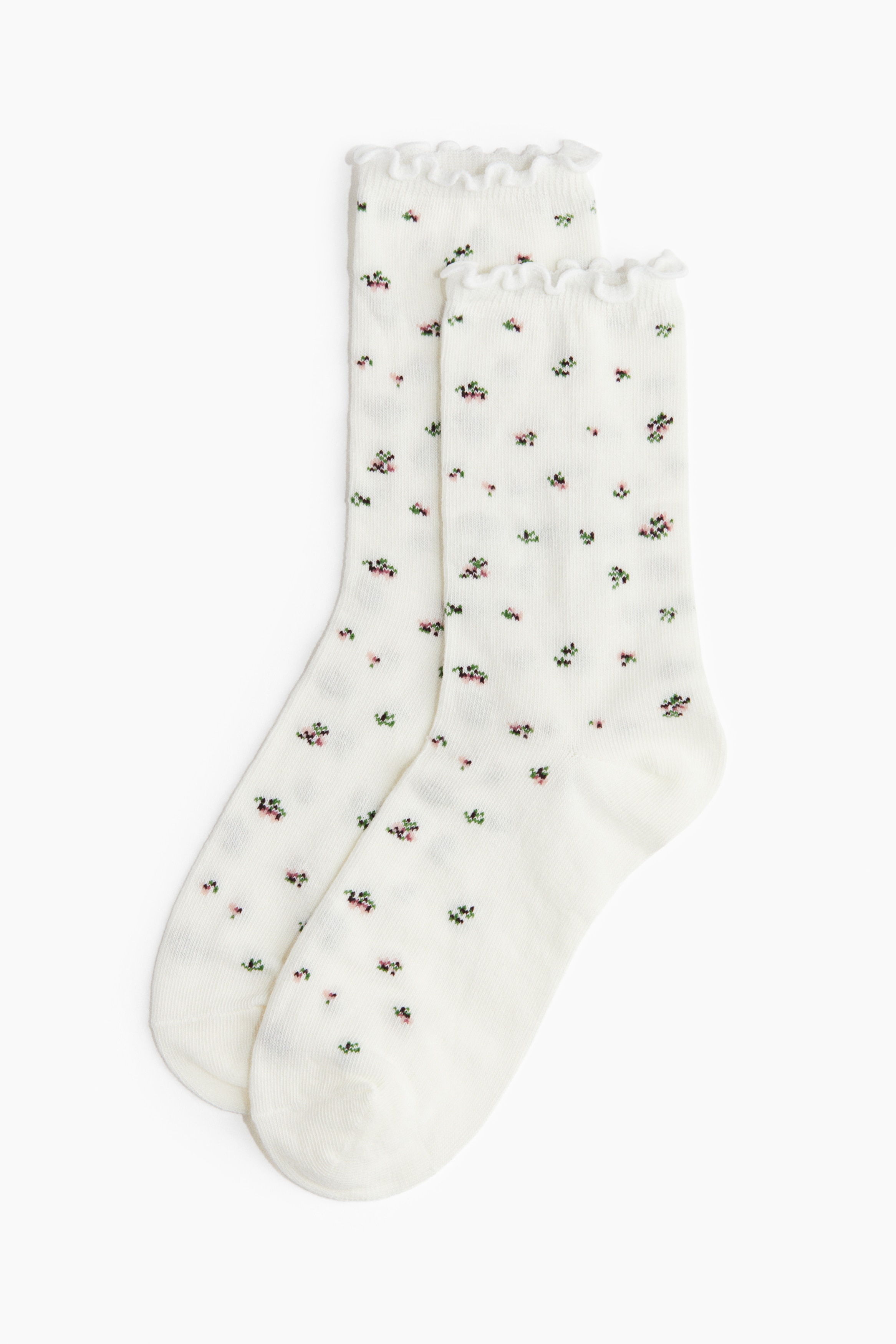 3-pack pointelle-knit socks