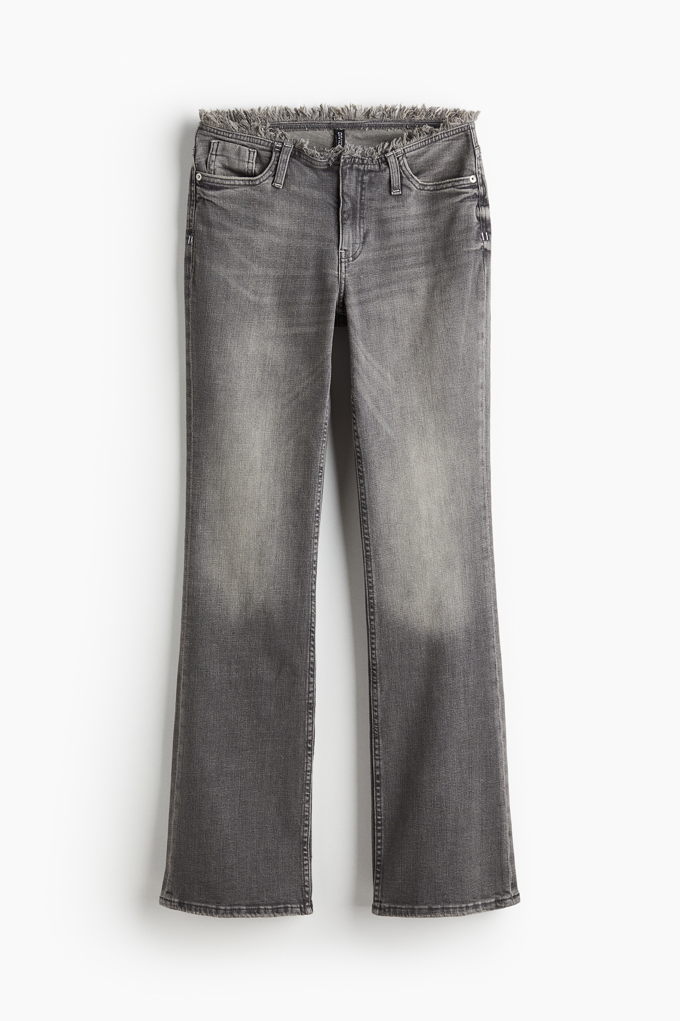 Flared Low Jeans - Dark grey - Ladies | H\u0026M GB