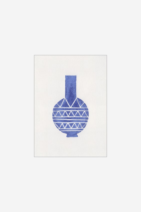 Alisa Galitsyna - Linocut Vase #8