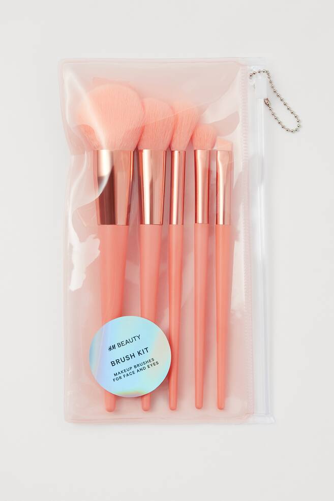 5-pack make-up brushes - Peach pink - 2