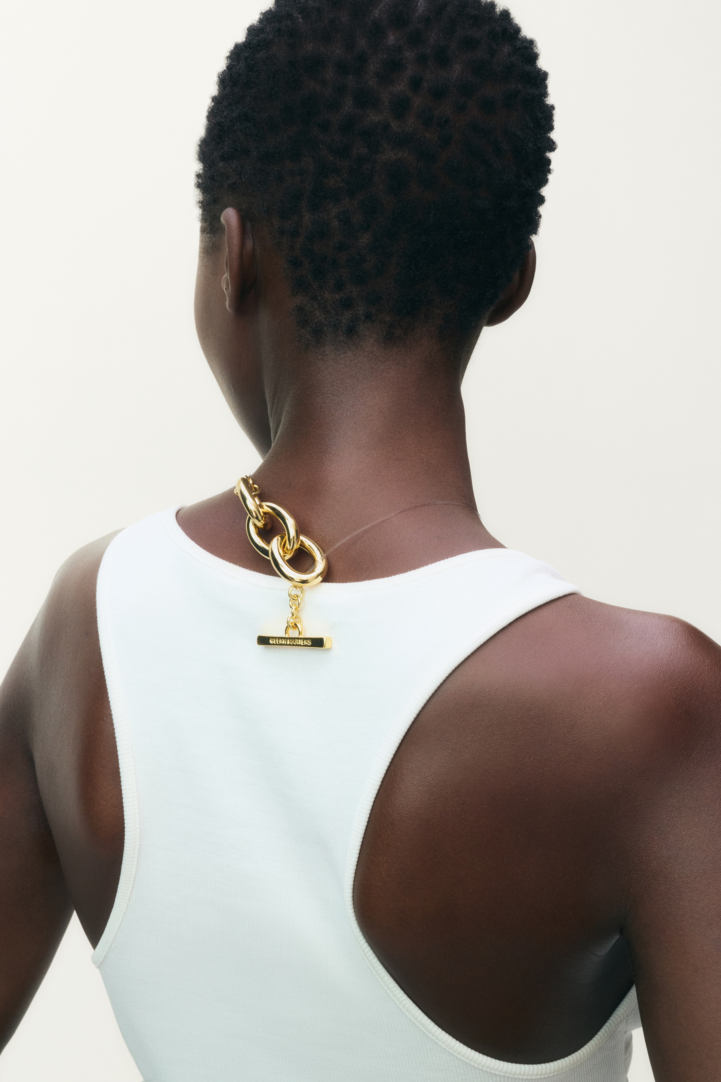 と*中様 GLENN MARTENS  ワイヤーペンダントネックレス ワイヤーペンダントネックレス - ゴールドカラー - レディース | H&M JP