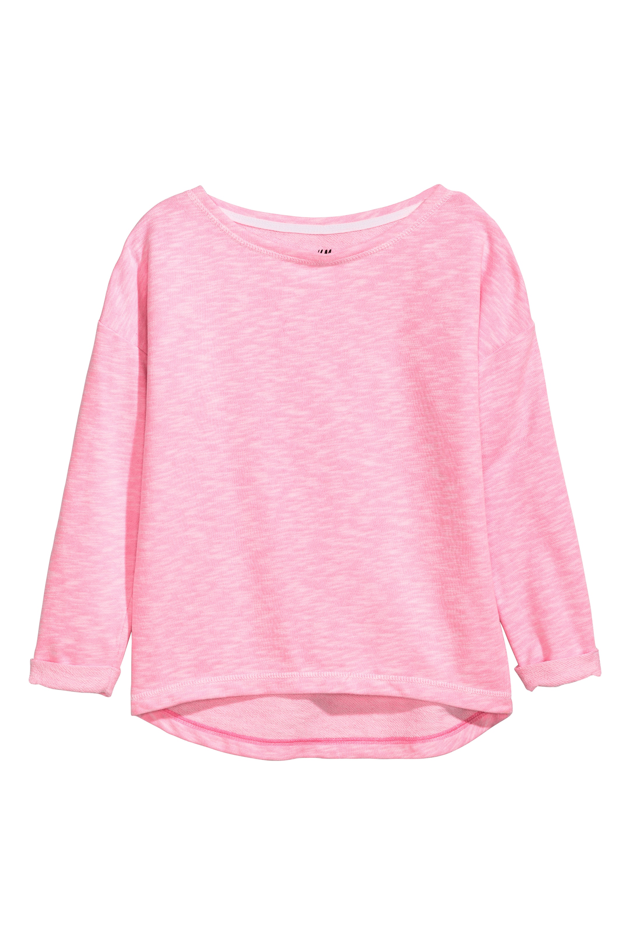 View larger image: Sweatshirt - Neon pink marl - Kids | H&M GB 1