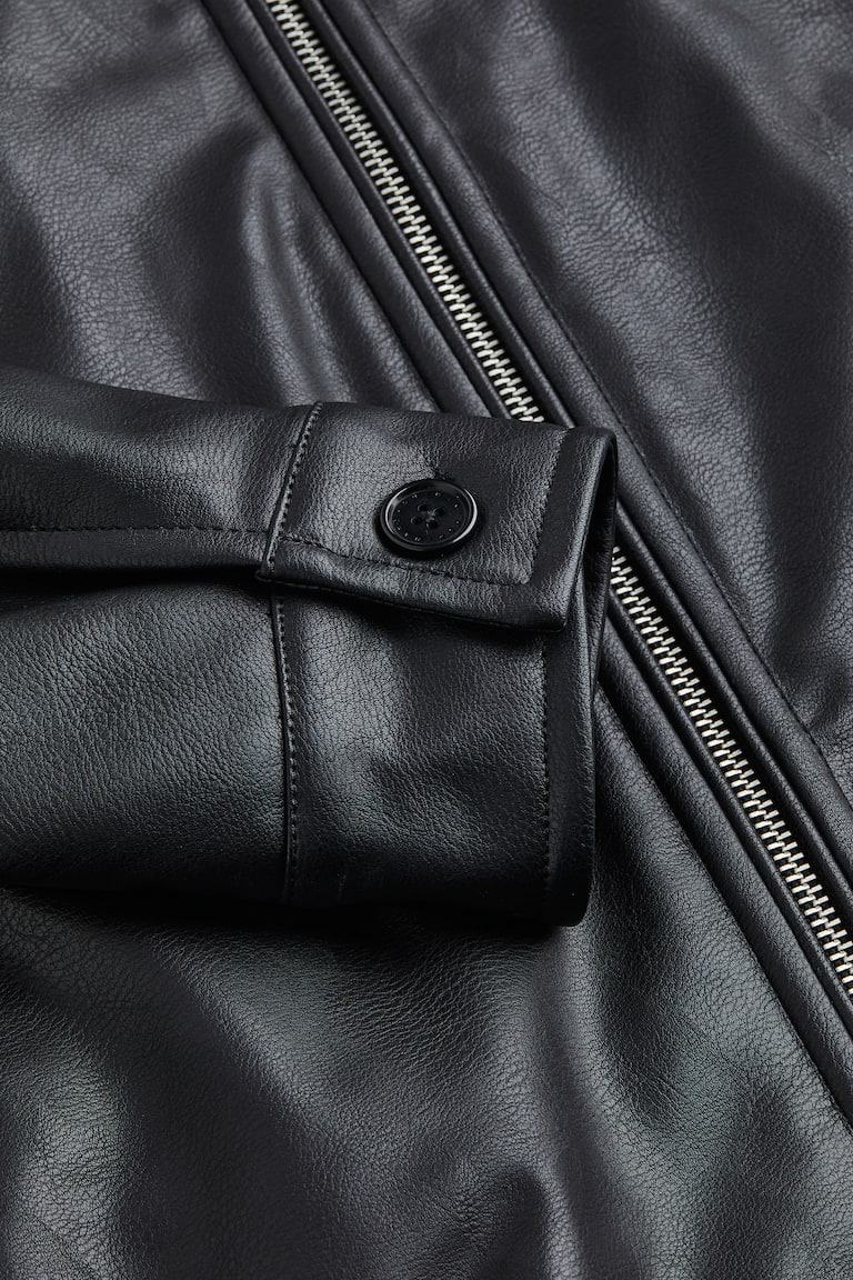 Biker Jacket Men Hm Lederjacke Herren Jacken In H&m Leather