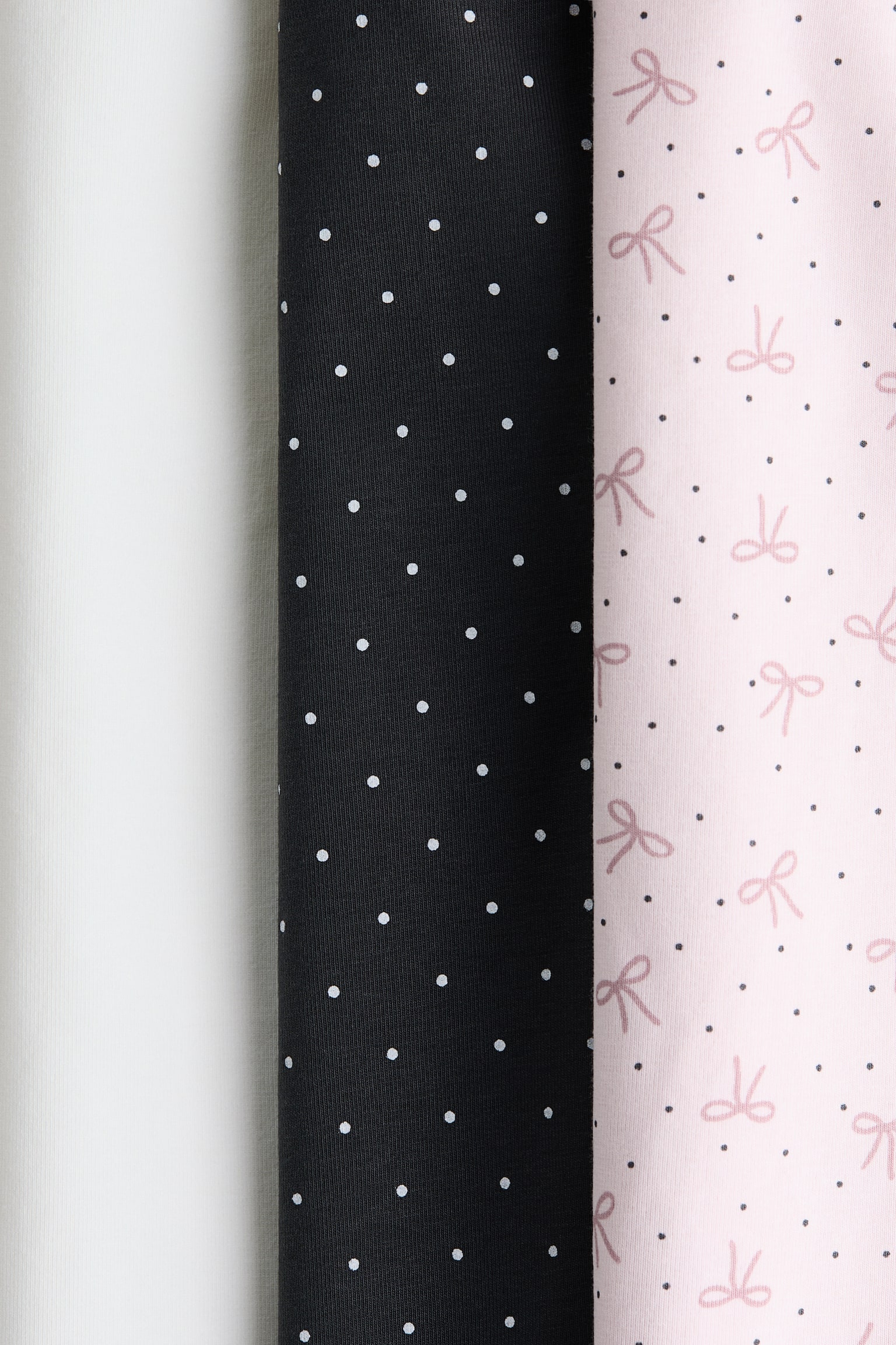 3-pack jersey vest tops - White/Pink/Black/Light grey marl/Light pink/Light pink/Unicorns/White/White/Cherries/White/Light pink/Hearts - 2