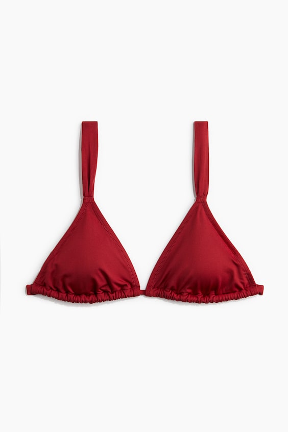Верх бикини, уплотнённая чашка, треугольные чашки — H&M
