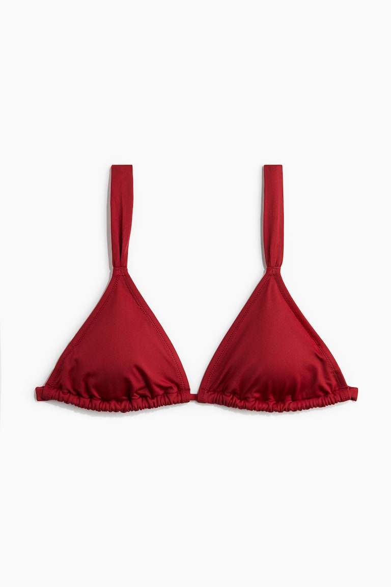 Padded triangle bikini top